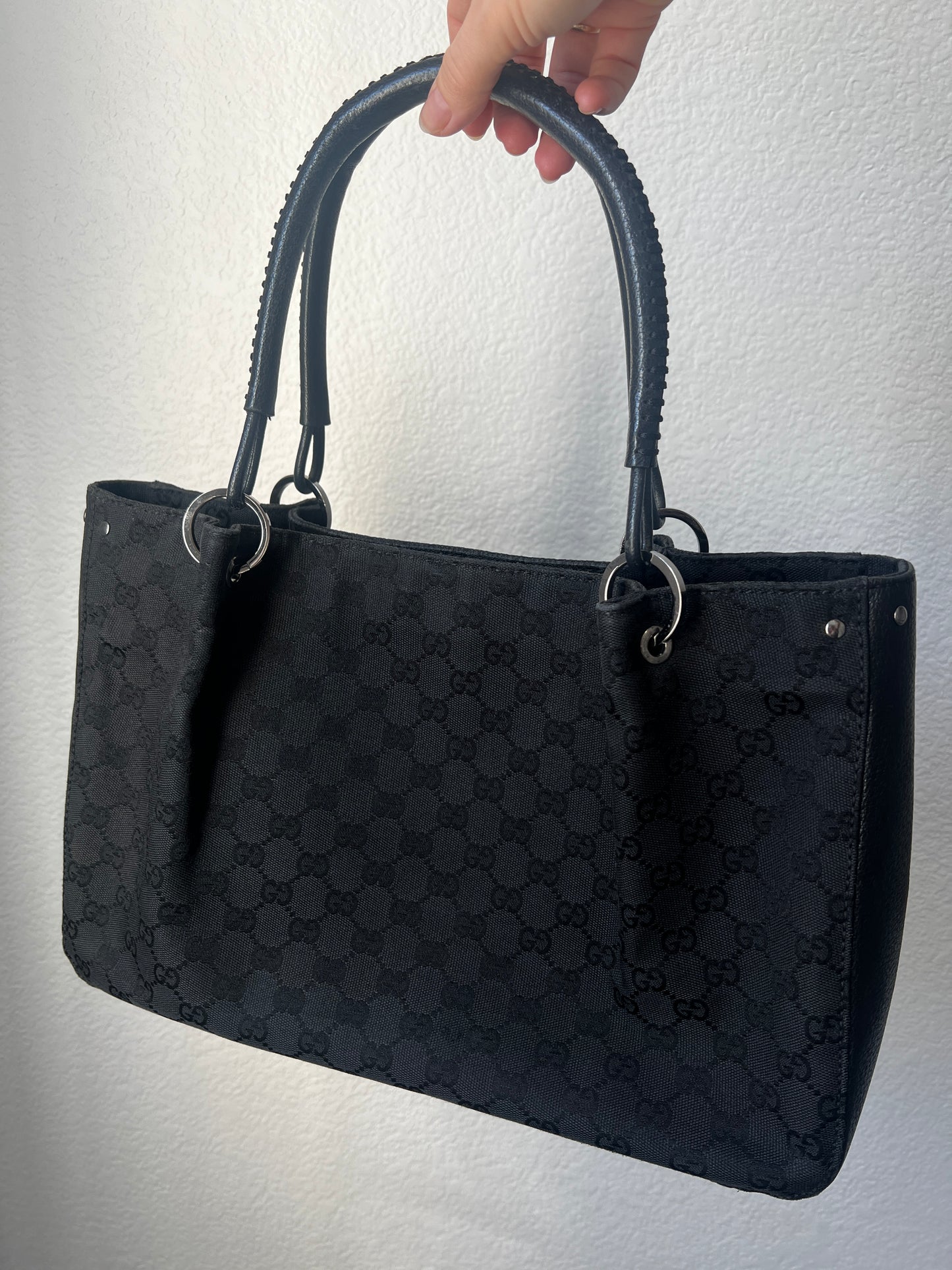 Gucci GG Canvas Tote Black