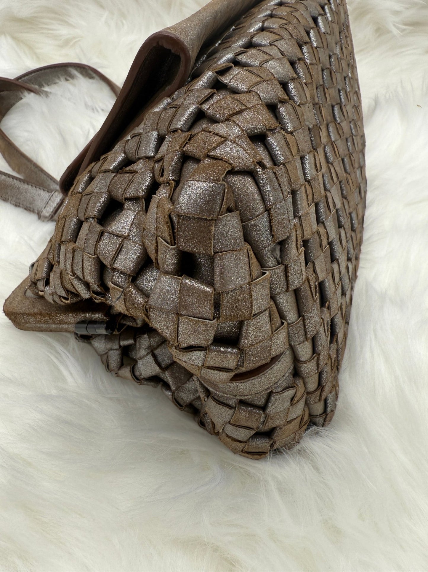 Bottega Veneta Limited Ed. Intrecciato Frame Bag - Styles via Sina