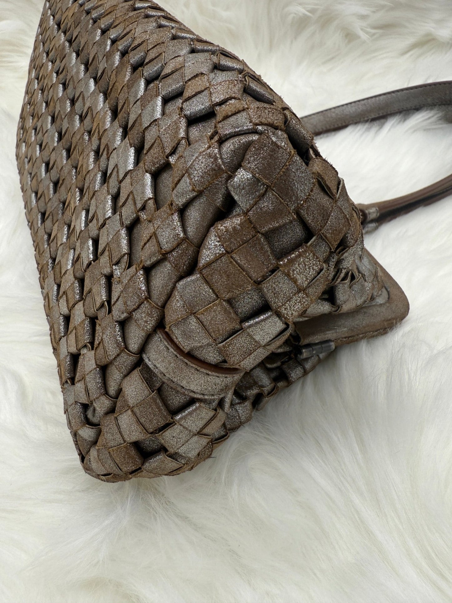 Bottega Veneta Limited Ed. Intrecciato Frame Bag - Styles via Sina