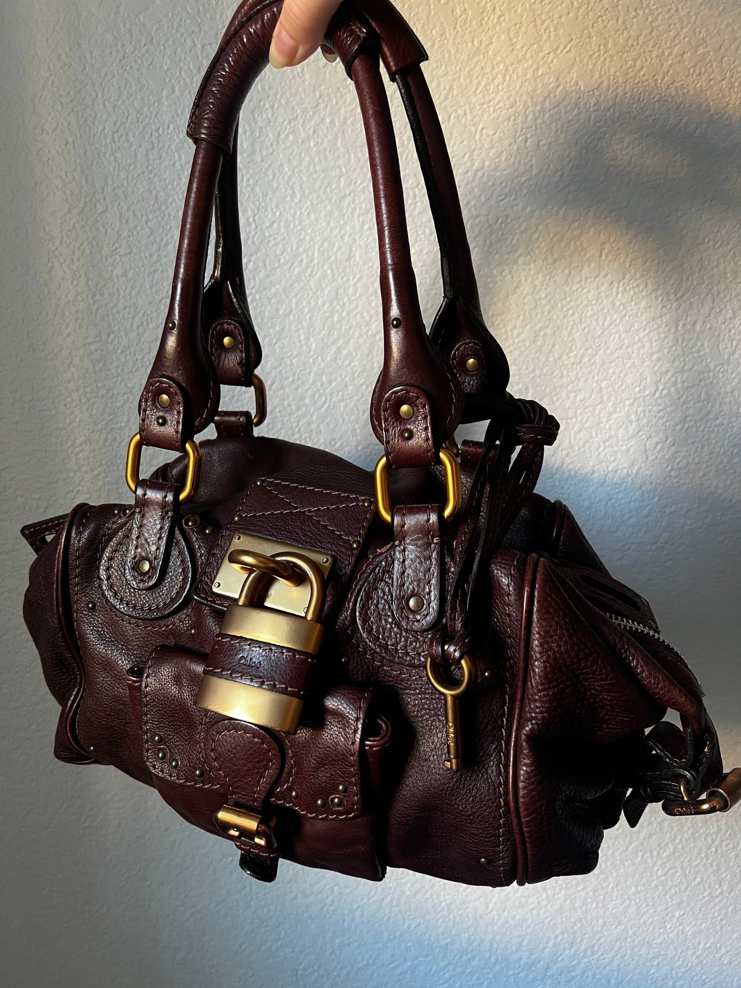 Chloé Brown Leather Paddington - Styles via Sina