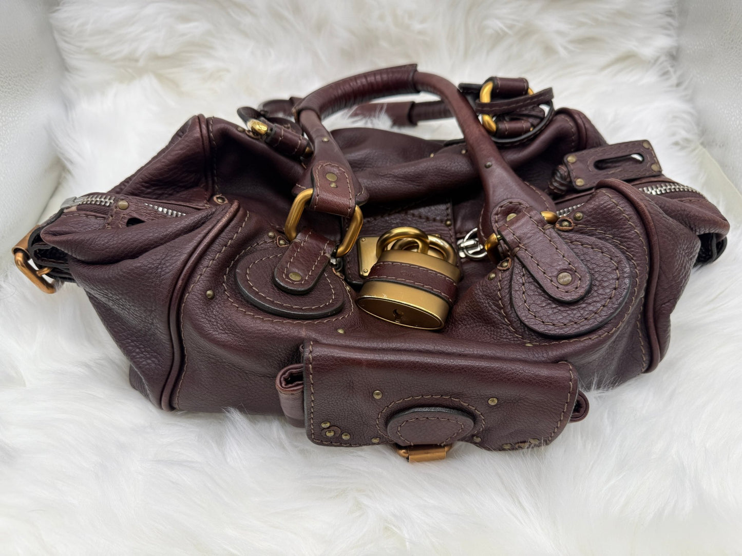 Chloé Brown Leather Paddington - Styles via Sina
