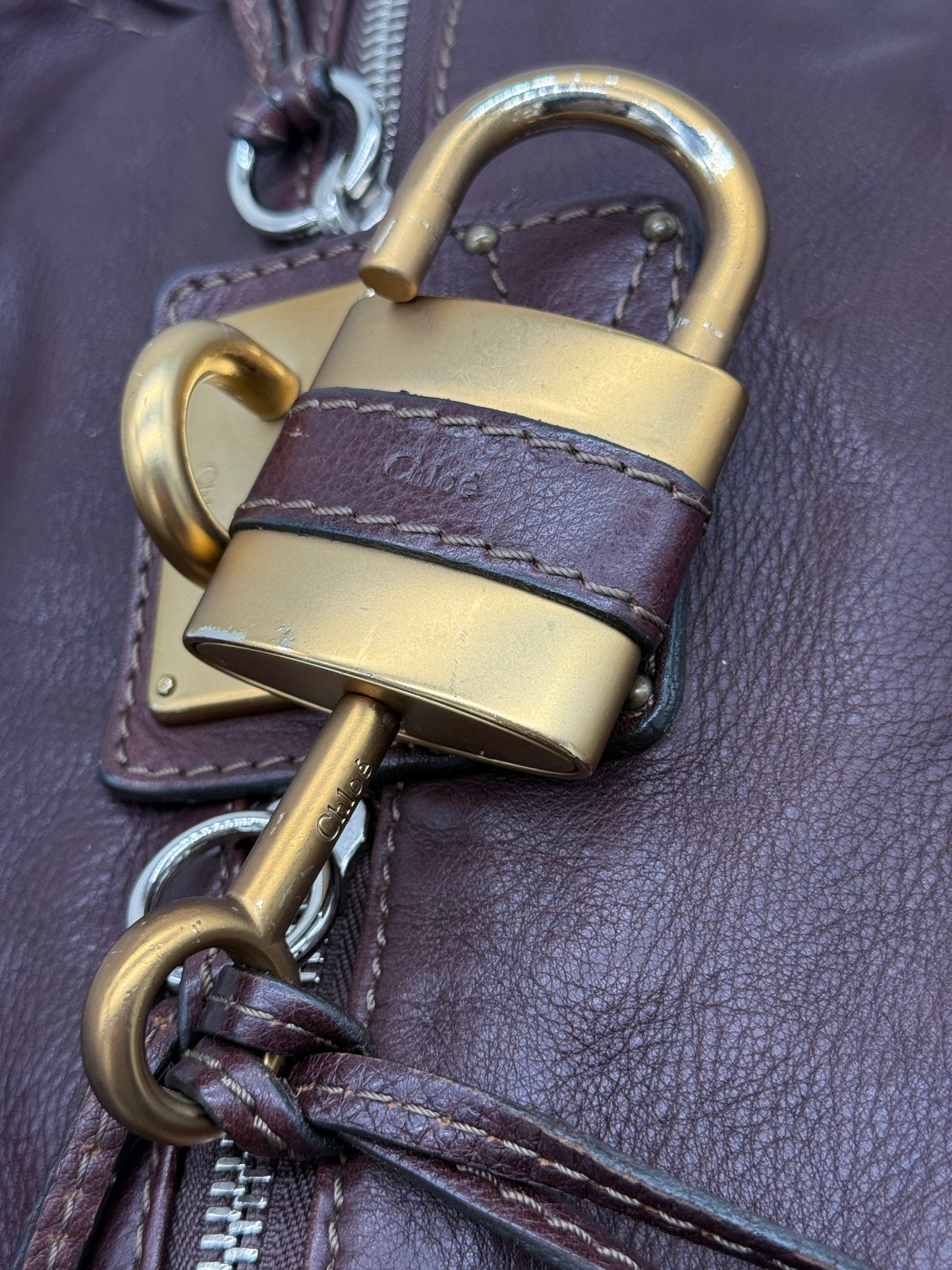 Chloé Brown Leather Paddington - Styles via Sina