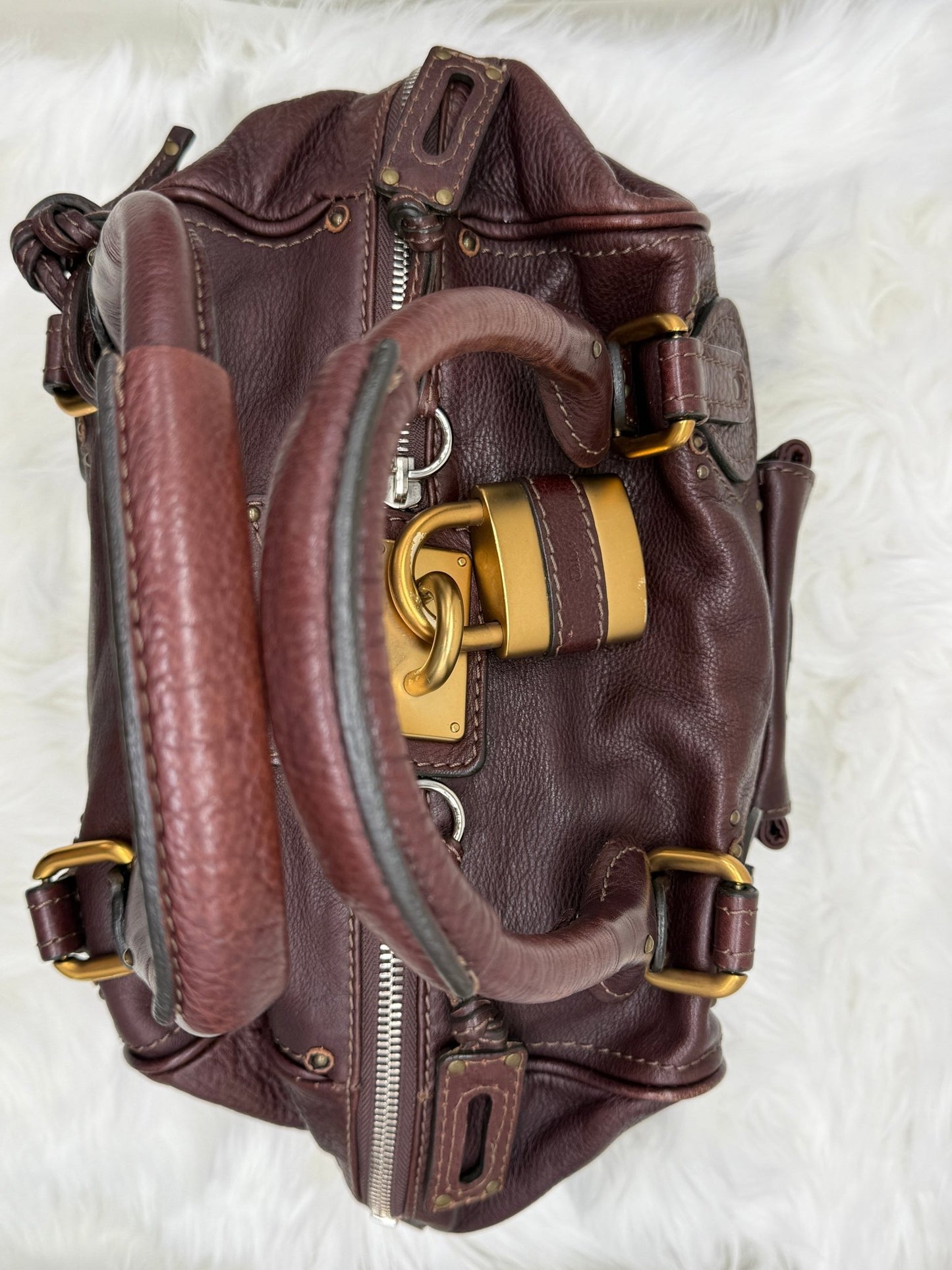 Chloé Brown Leather Paddington - Styles via Sina