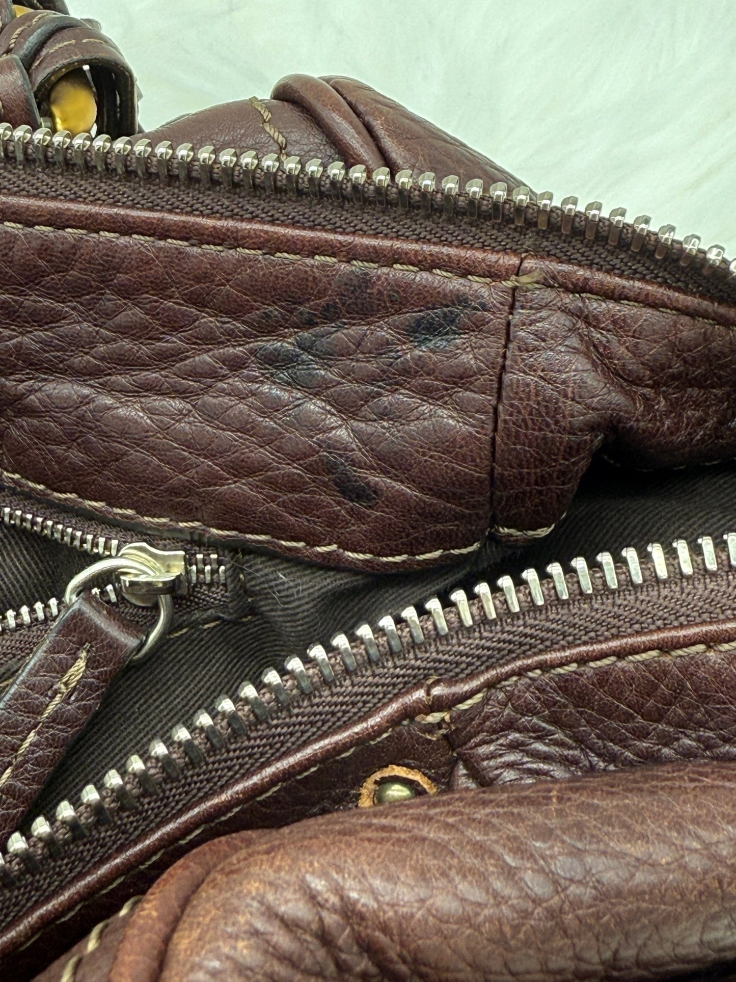 Chloé Brown Leather Paddington - Styles via Sina