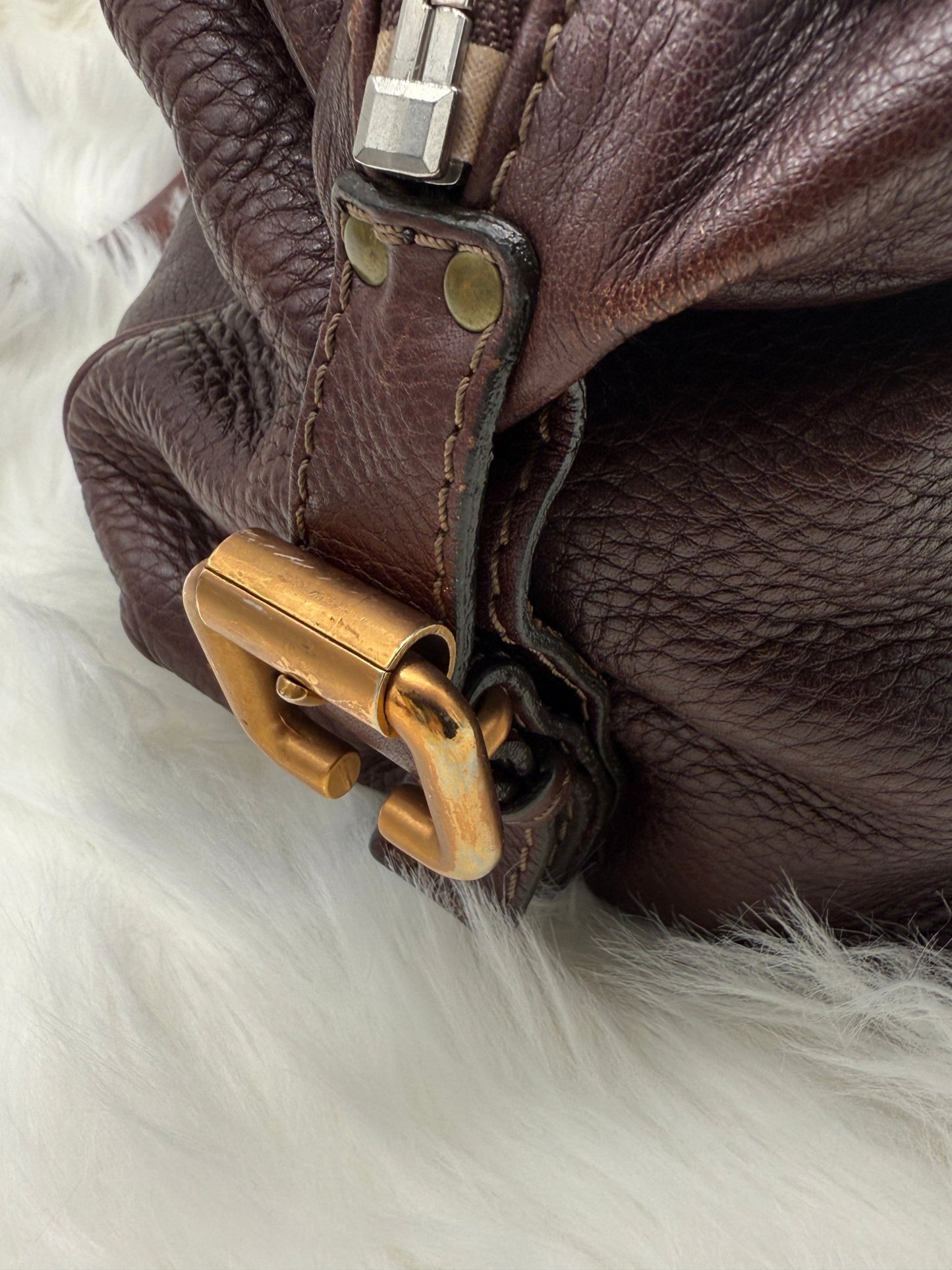 Chloé Brown Leather Paddington - Styles via Sina