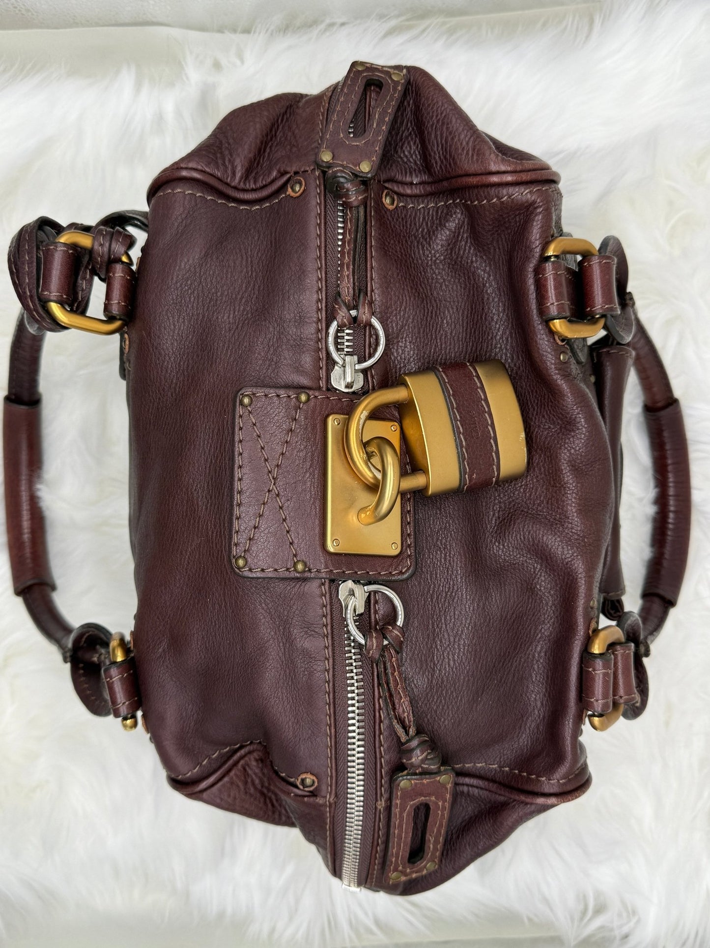 Chloé Brown Leather Paddington - Styles via Sina