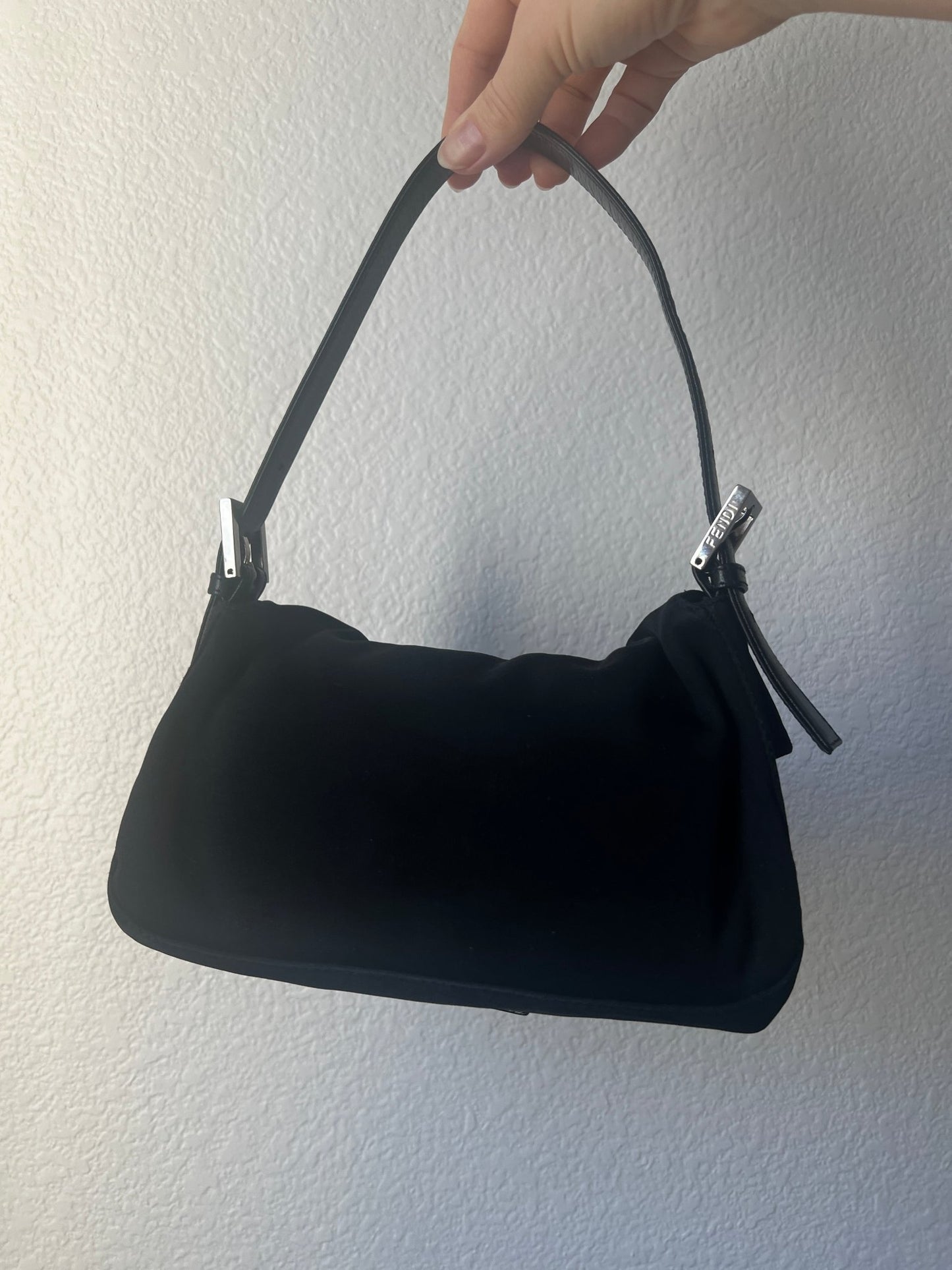 Fendi Baguette Neoprene Black - Styles via Sina