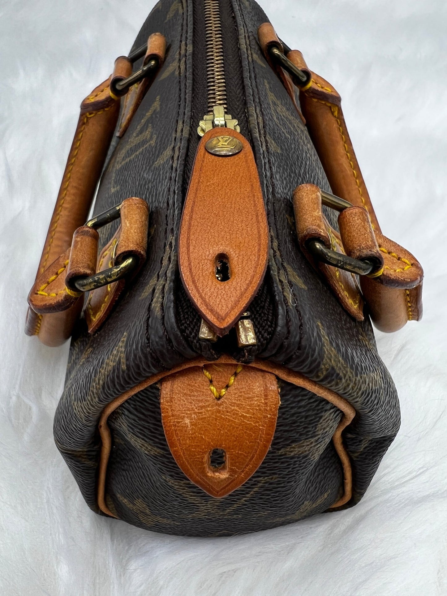 Louis Vuitton Mini Speedy Monogram Brown - Styles via Sina