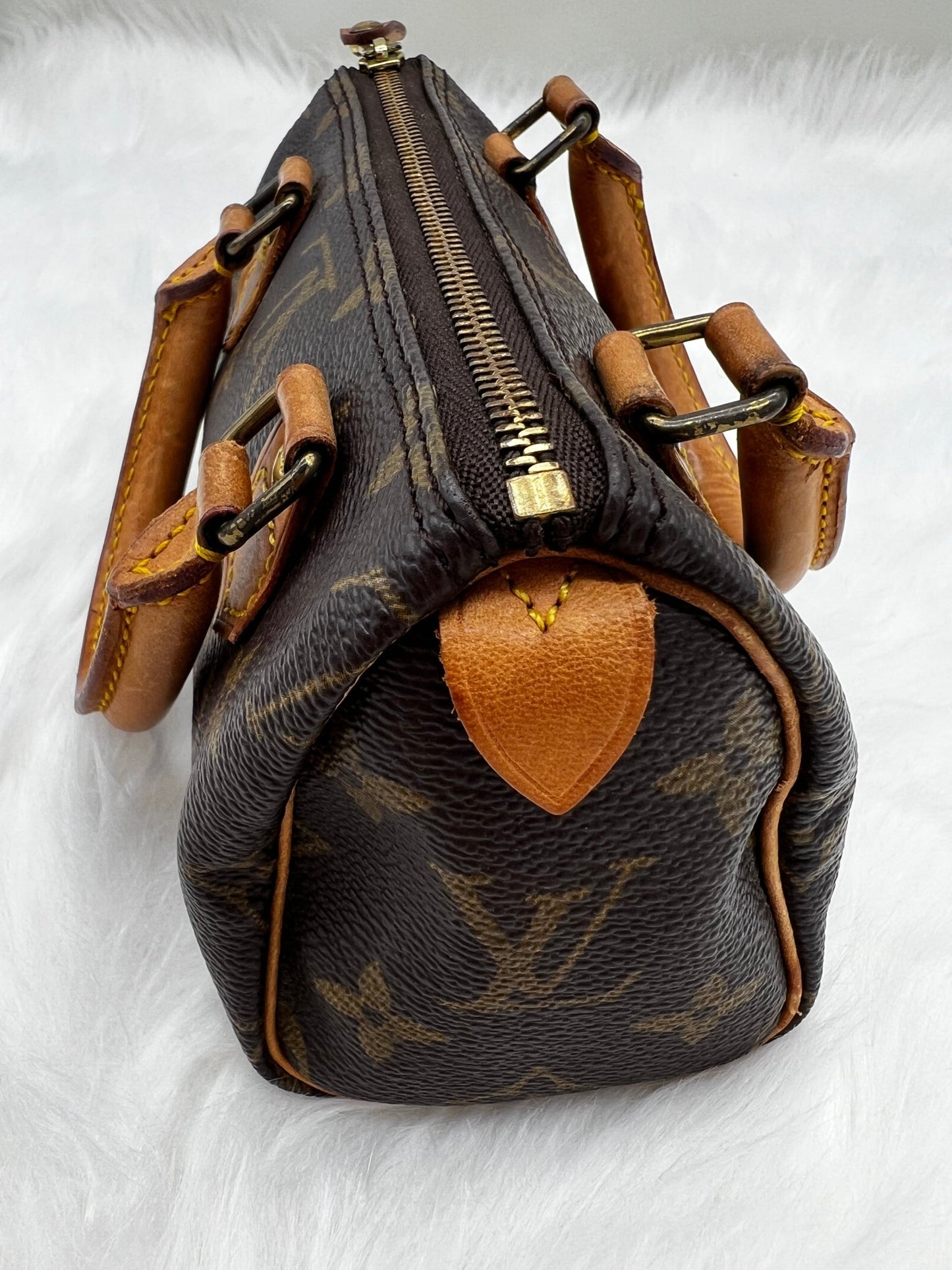 Louis Vuitton Mini Speedy Monogram Brown - Styles via Sina