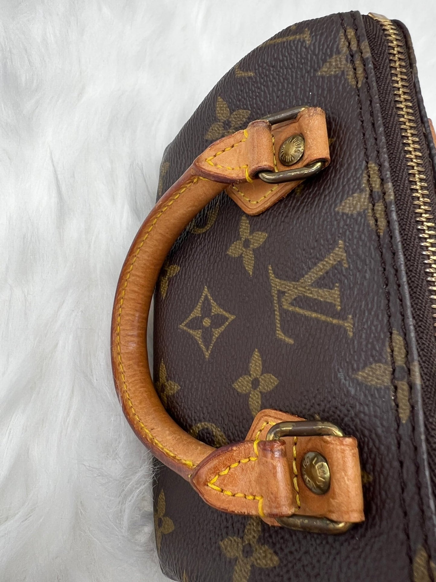 Louis Vuitton Mini Speedy Monogram Brown - Styles via Sina