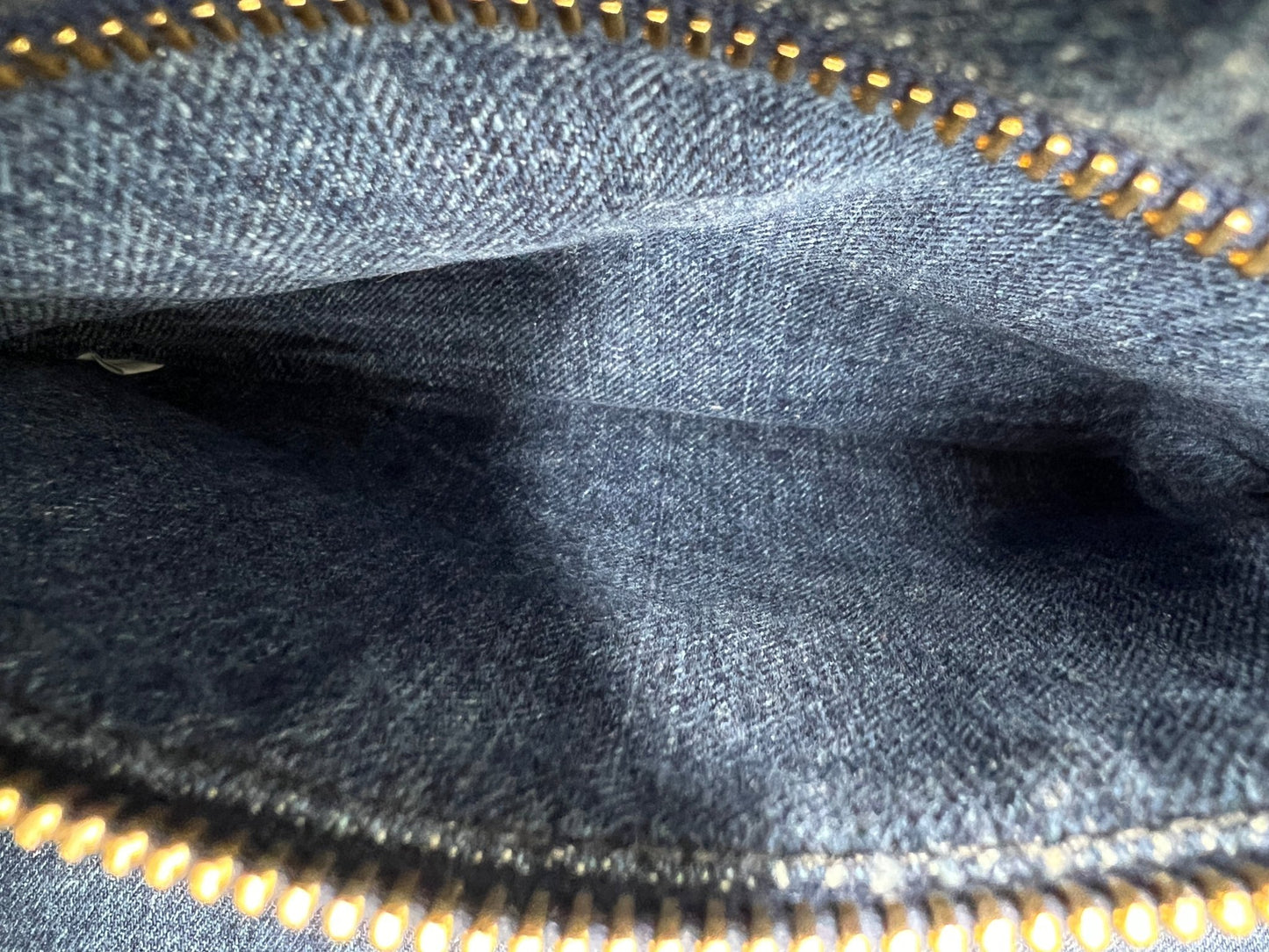 Prada Small Denim Canapa Tote Blue w/ Strap - Styles via Sina