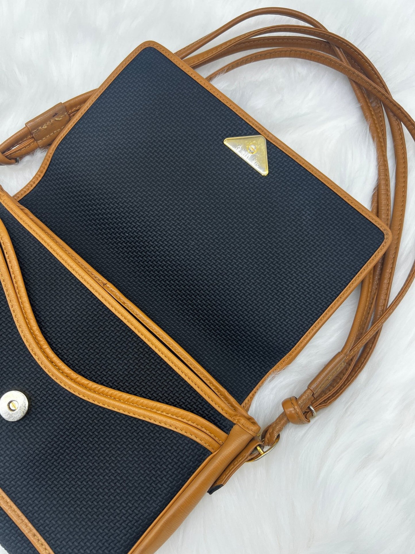 Yves Saint Laurent Shoulder Bag Black/Tan - Styles via Sina