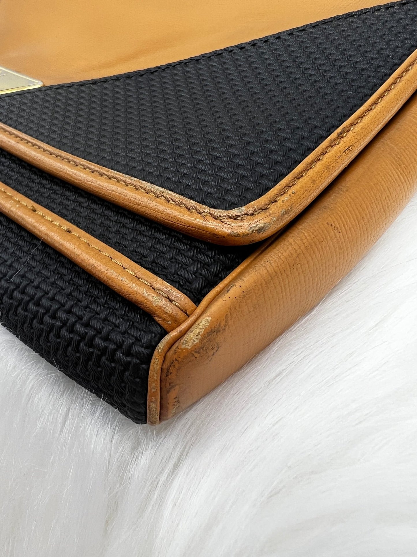 Yves Saint Laurent Shoulder Bag Black/Tan - Styles via Sina
