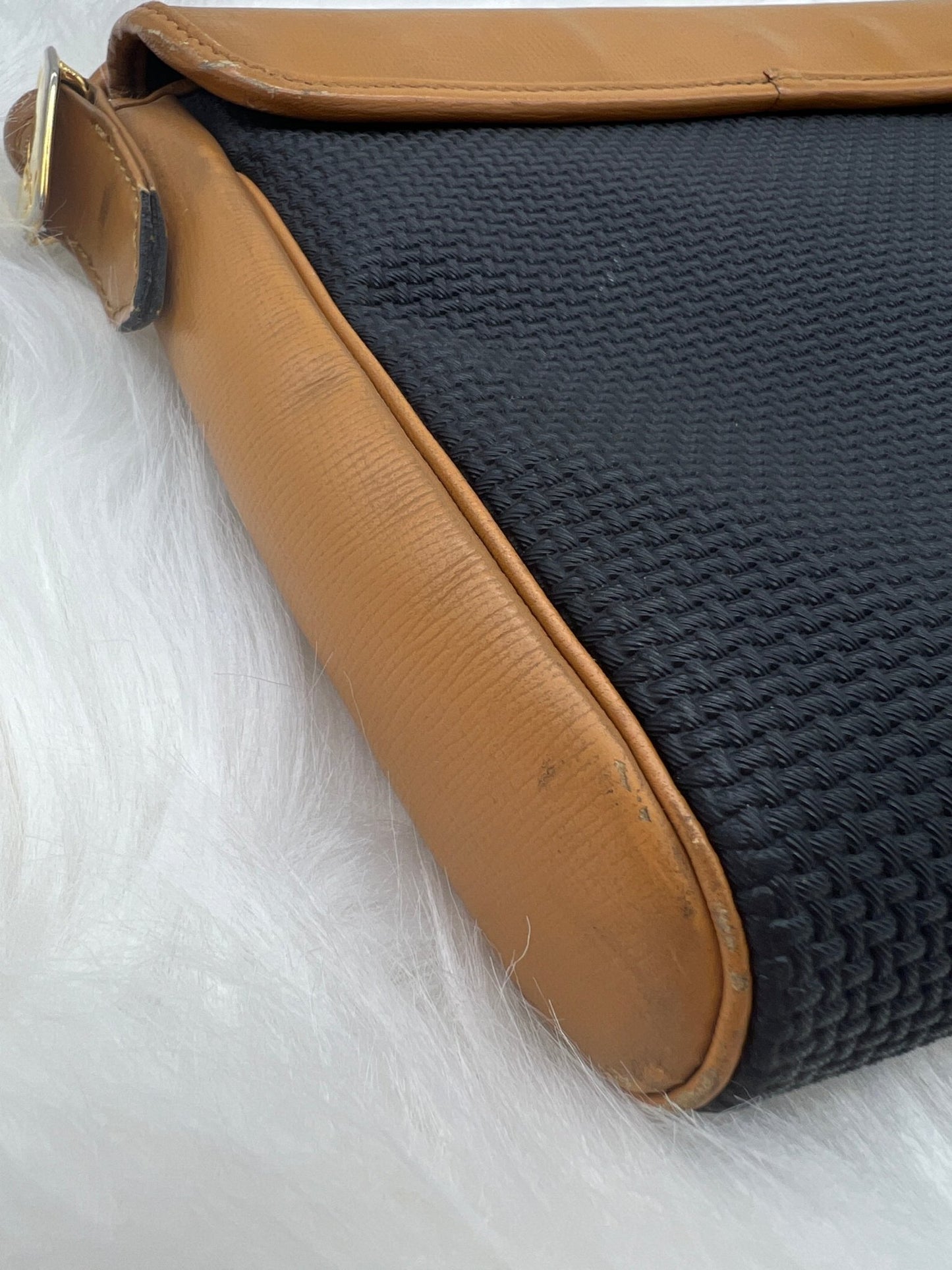 Yves Saint Laurent Shoulder Bag Black/Tan - Styles via Sina