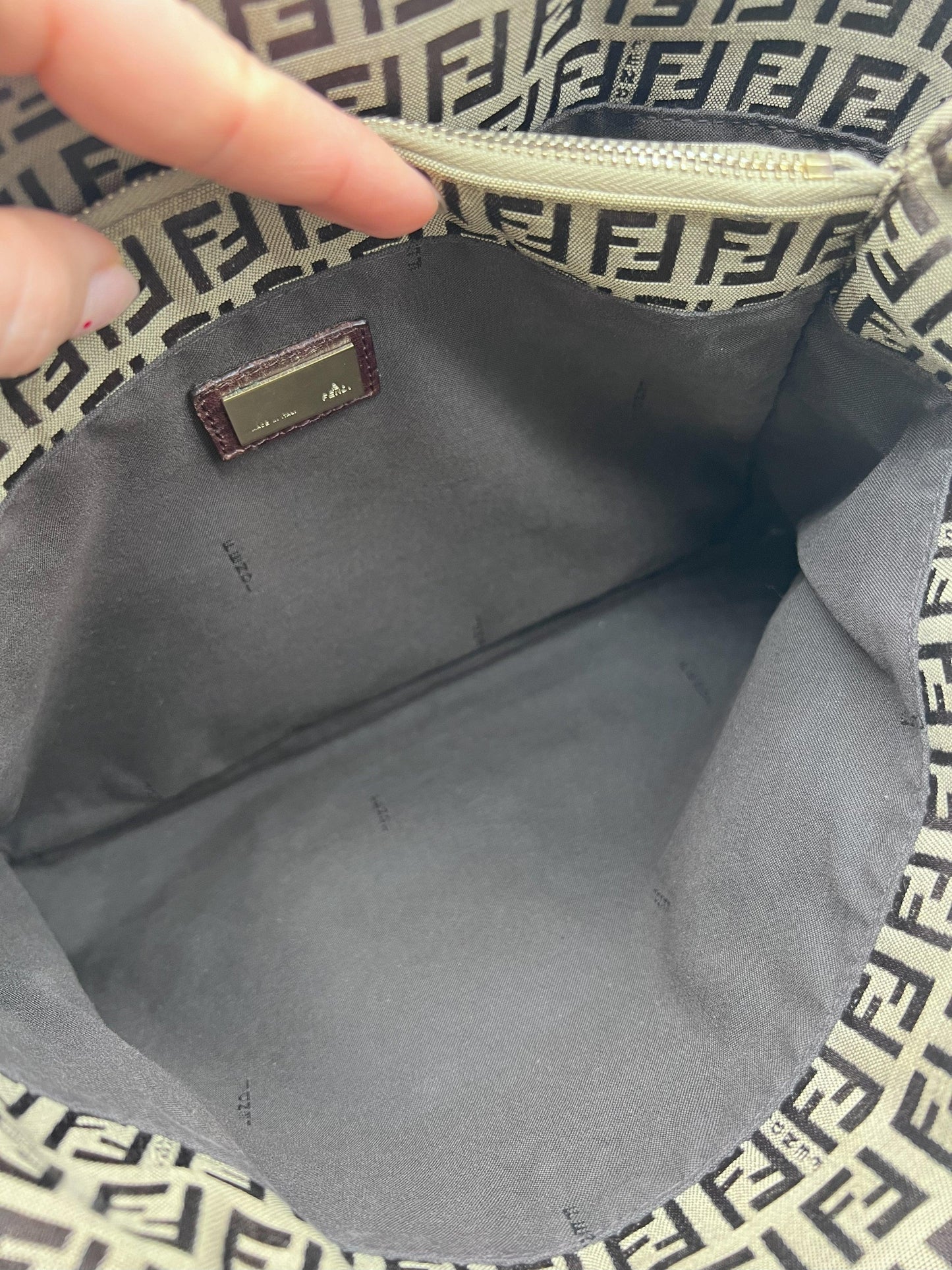 Fendi Zucchino Tote Small - Styles via Sina