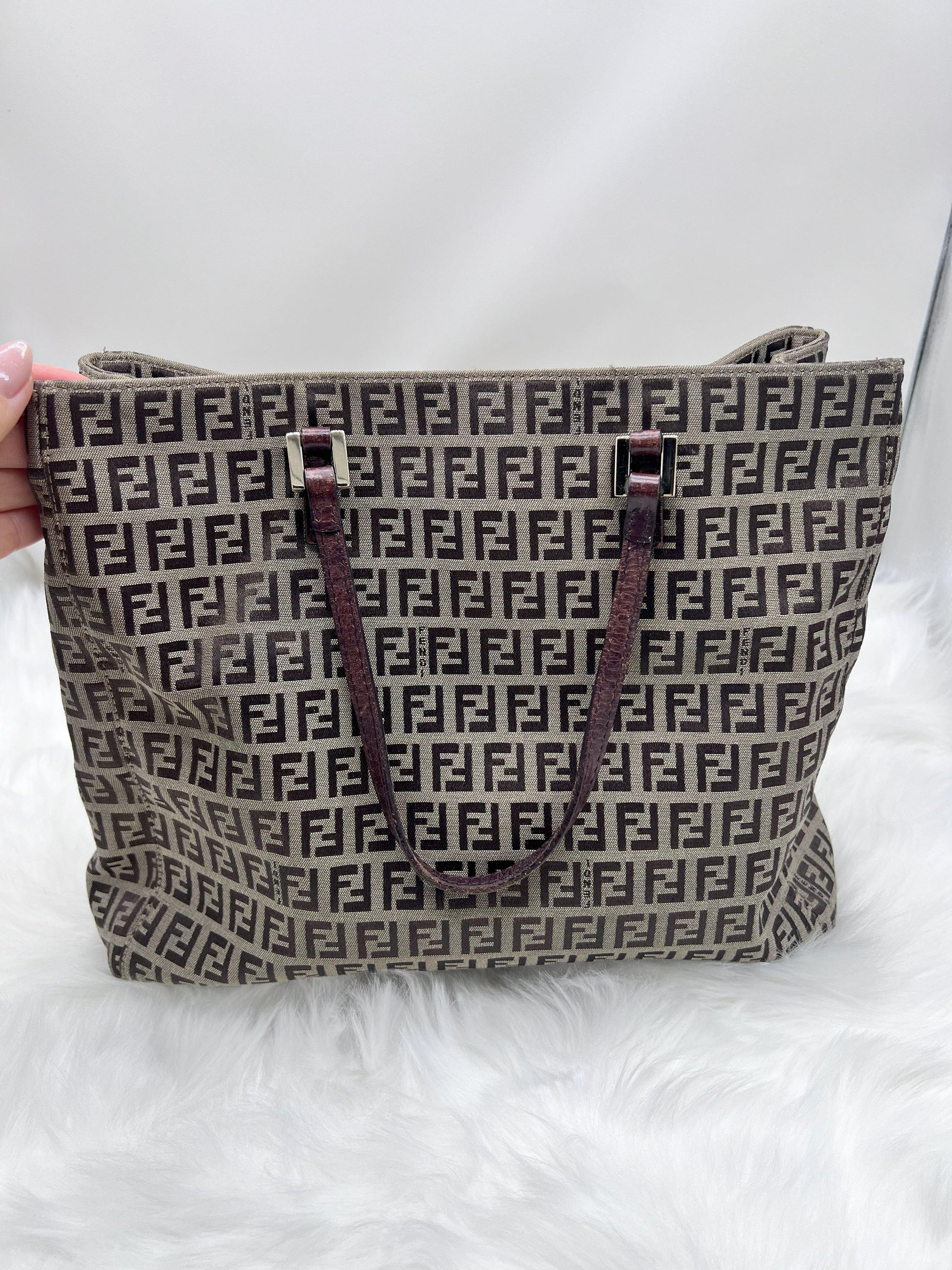 Fendi Zucchino Tote Small - Styles via Sina