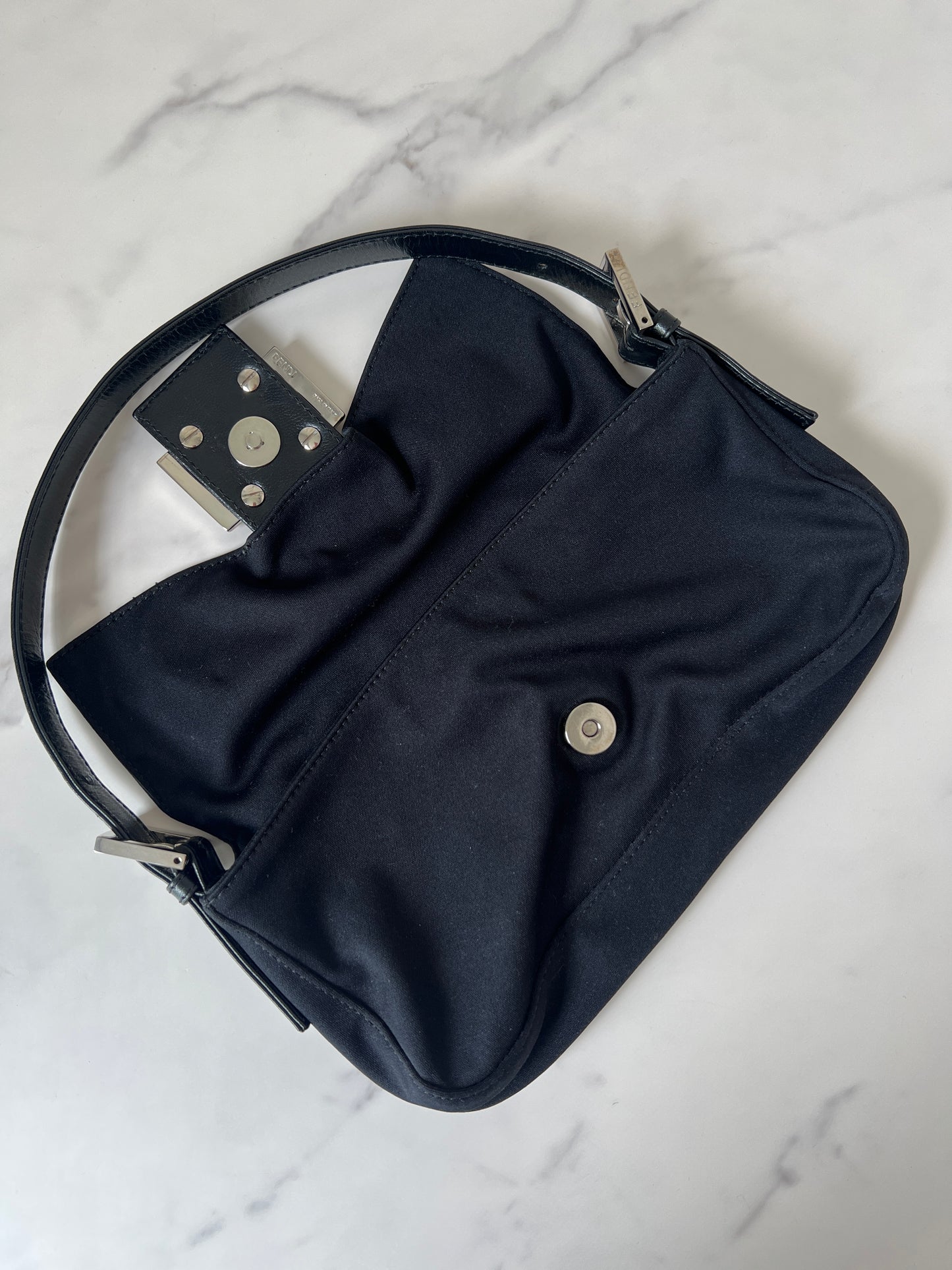 Fendi Baguette Neoprene Black