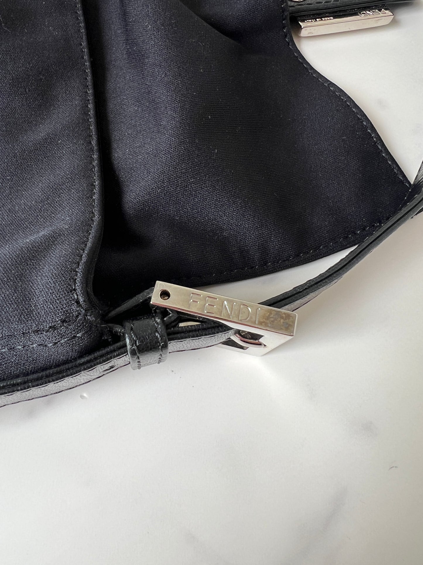 Fendi Baguette Neoprene Black