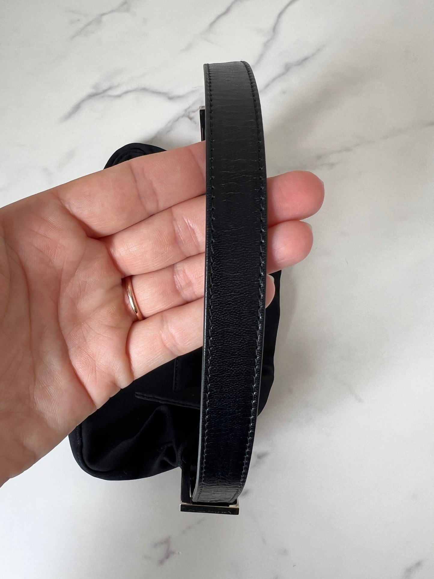 Fendi Baguette Neoprene Black
