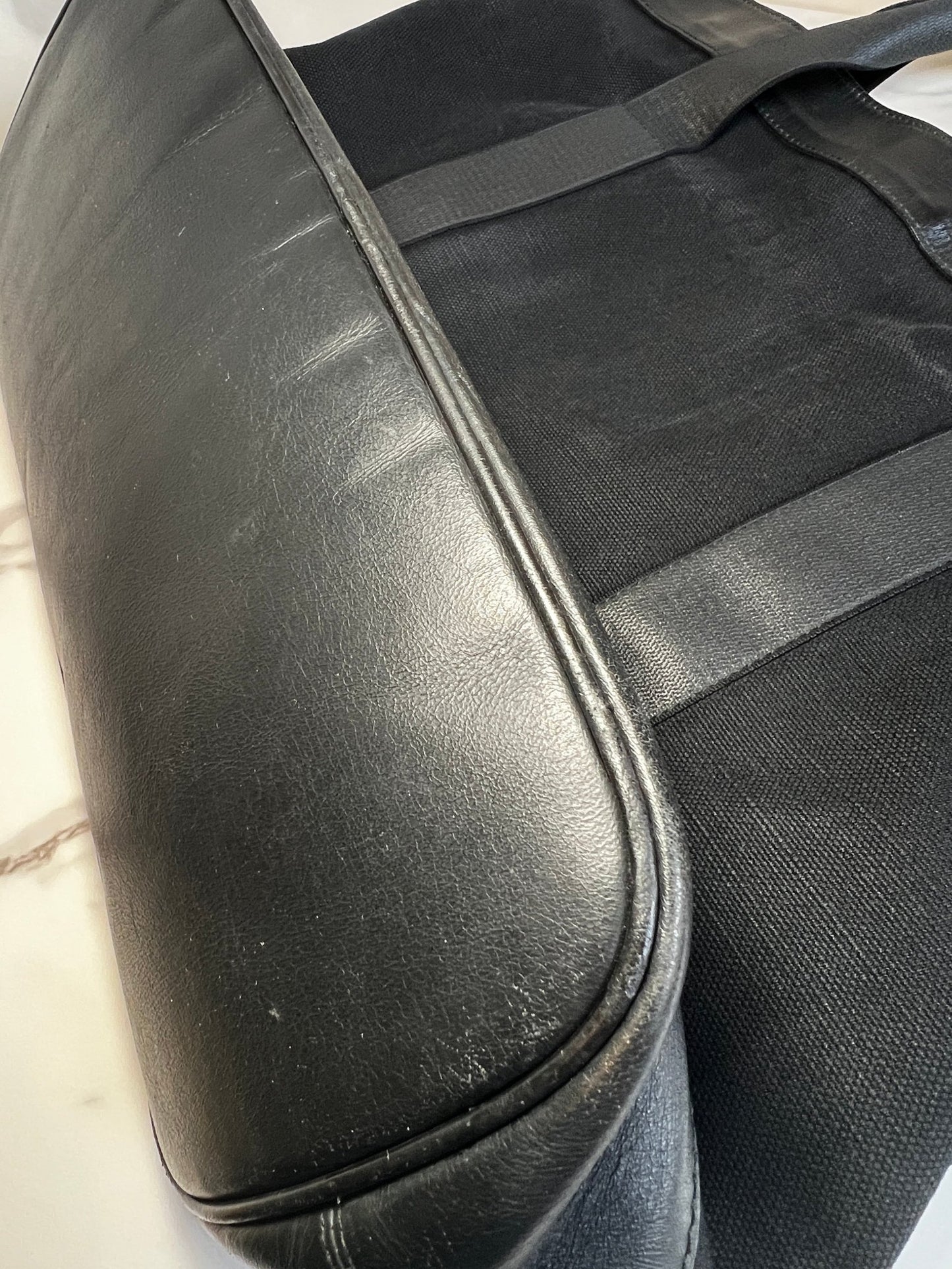 Balenciaga Logo Everyday Canvas Tote Large Black - Styles via Sina