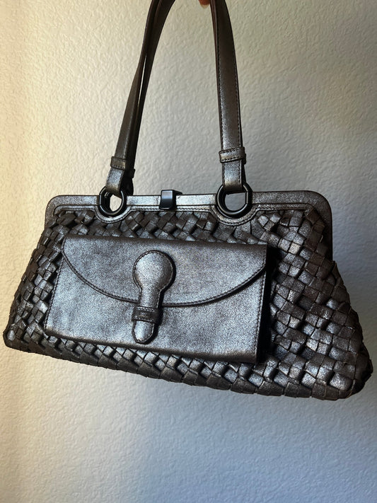 Bottega Veneta Limited Ed. Intrecciato Frame Bag - Styles via Sina