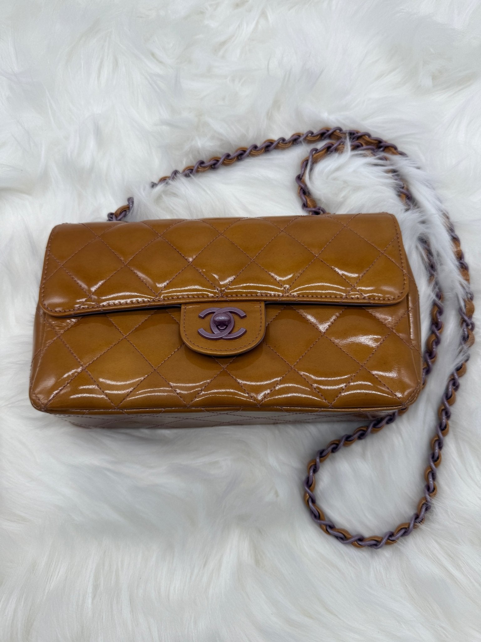 Chanel Classic Flap Mini Rectangular in Mustard - Styles via Sina