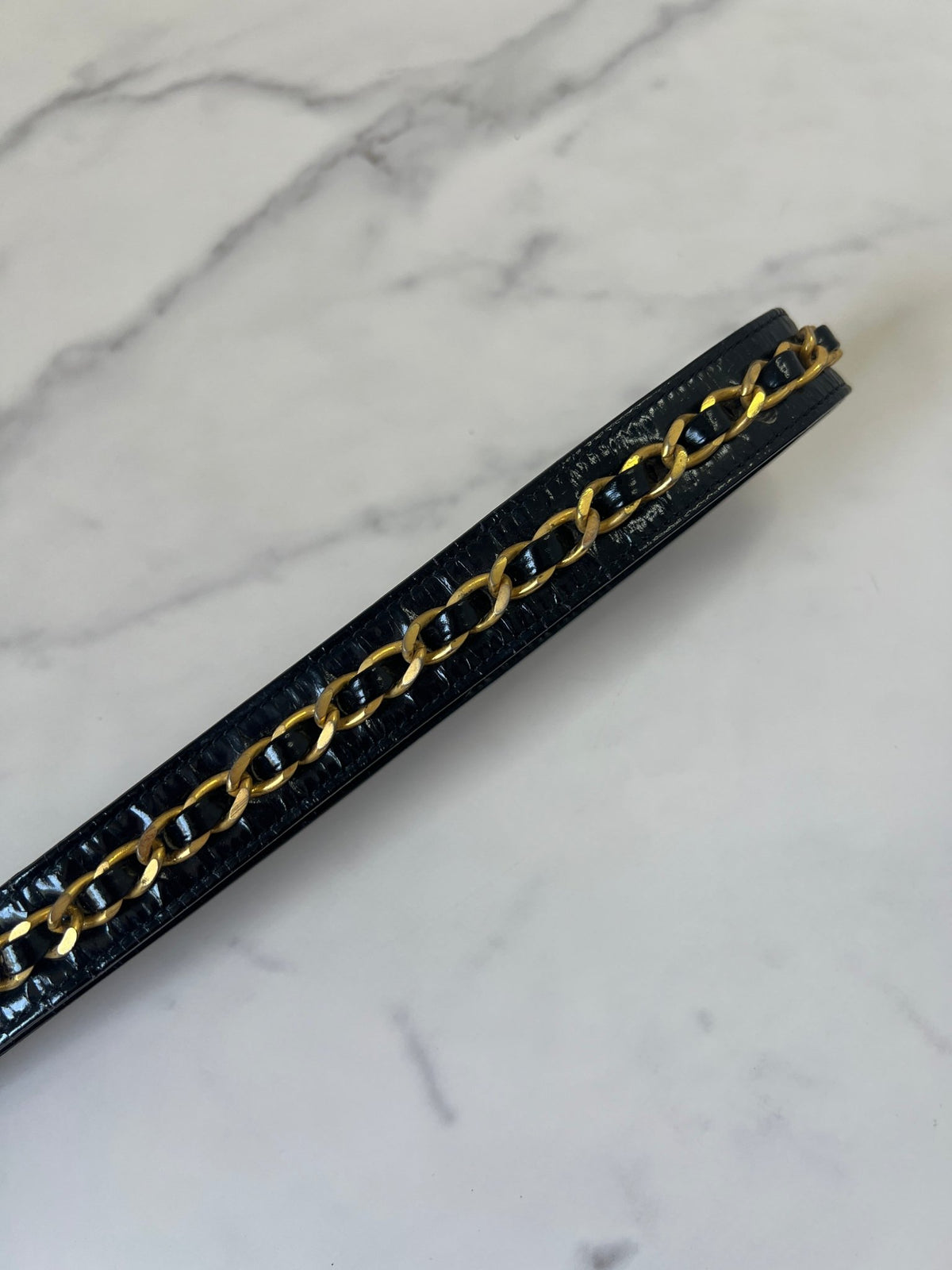 Chanel Quilted Patent Belt Bag Black w/Belt - Styles via Sina