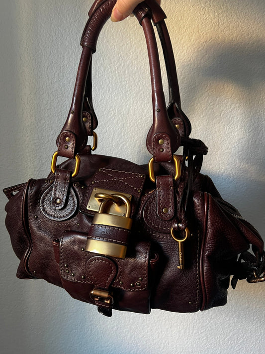 Chloé Brown Leather Paddington - Styles via Sina
