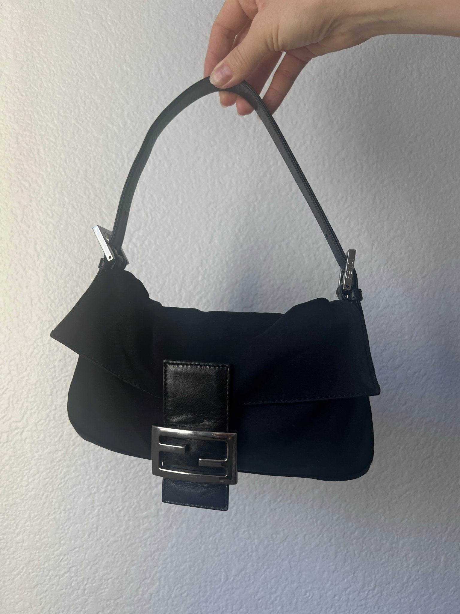 Fendi Baguette Neoprene Black - Styles via Sina