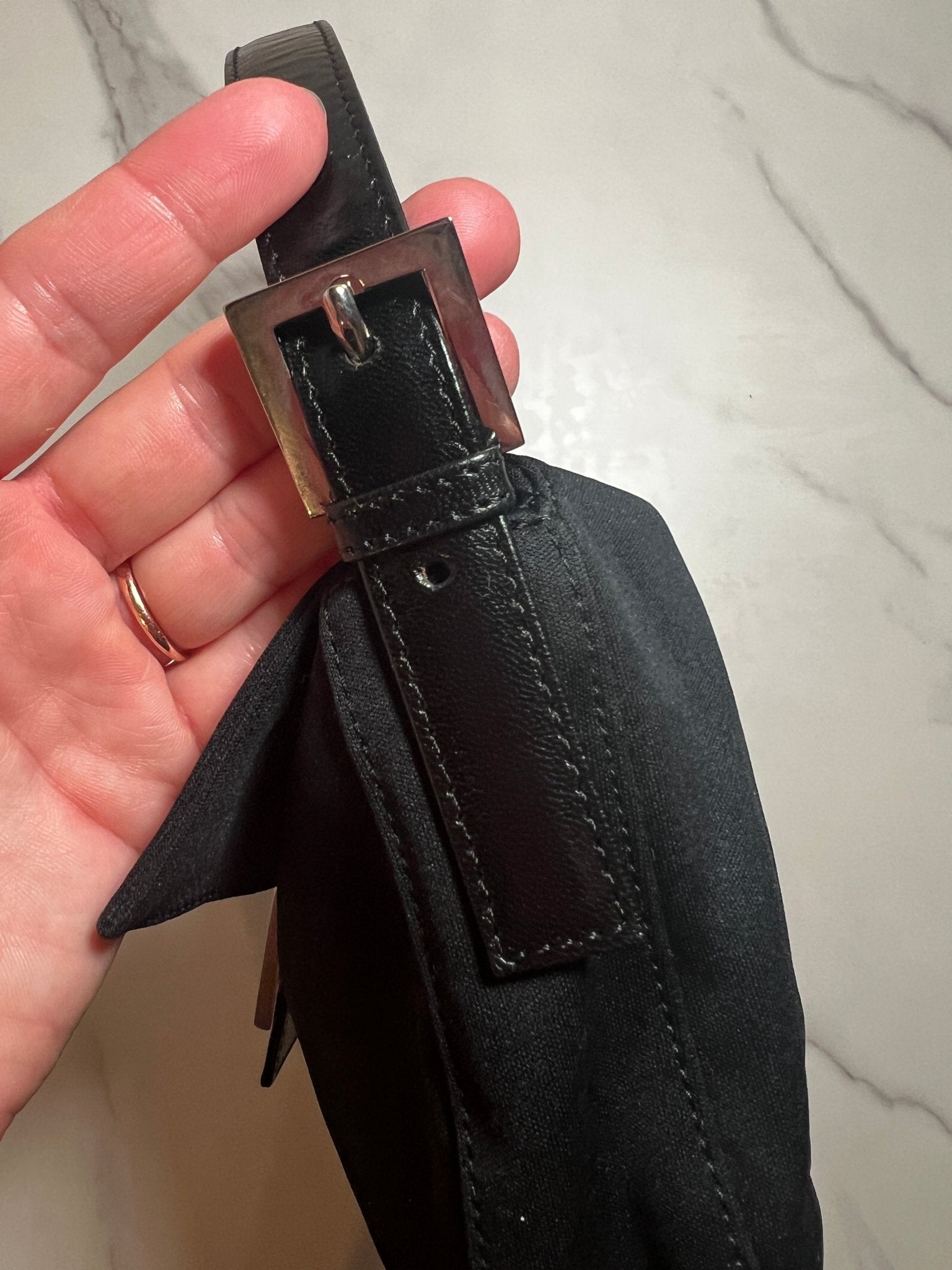 Fendi Baguette Neoprene Black - Styles via Sina