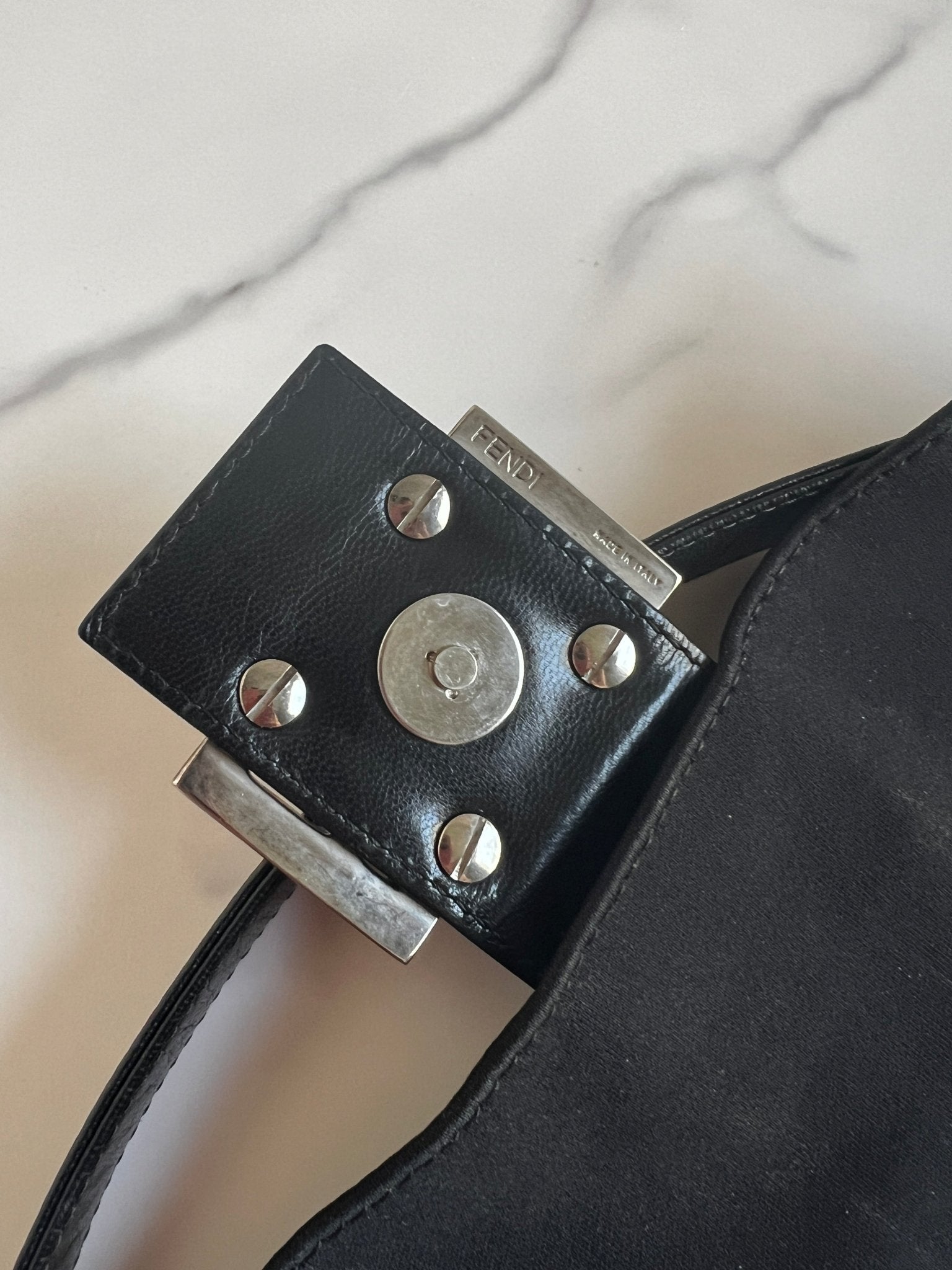 Fendi Baguette Neoprene Black - Styles via Sina