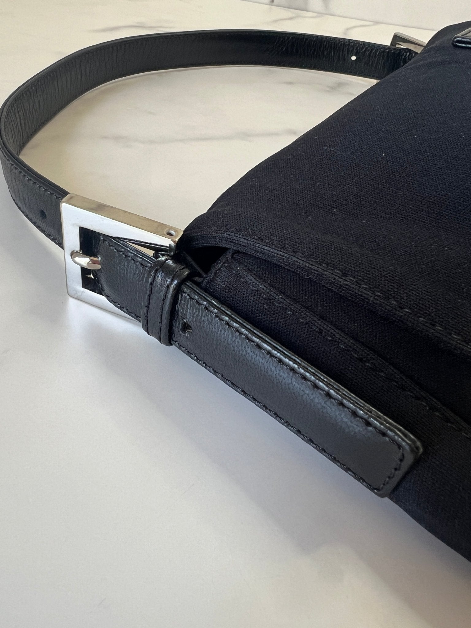 Fendi Baguette Neoprene Black - Styles via Sina