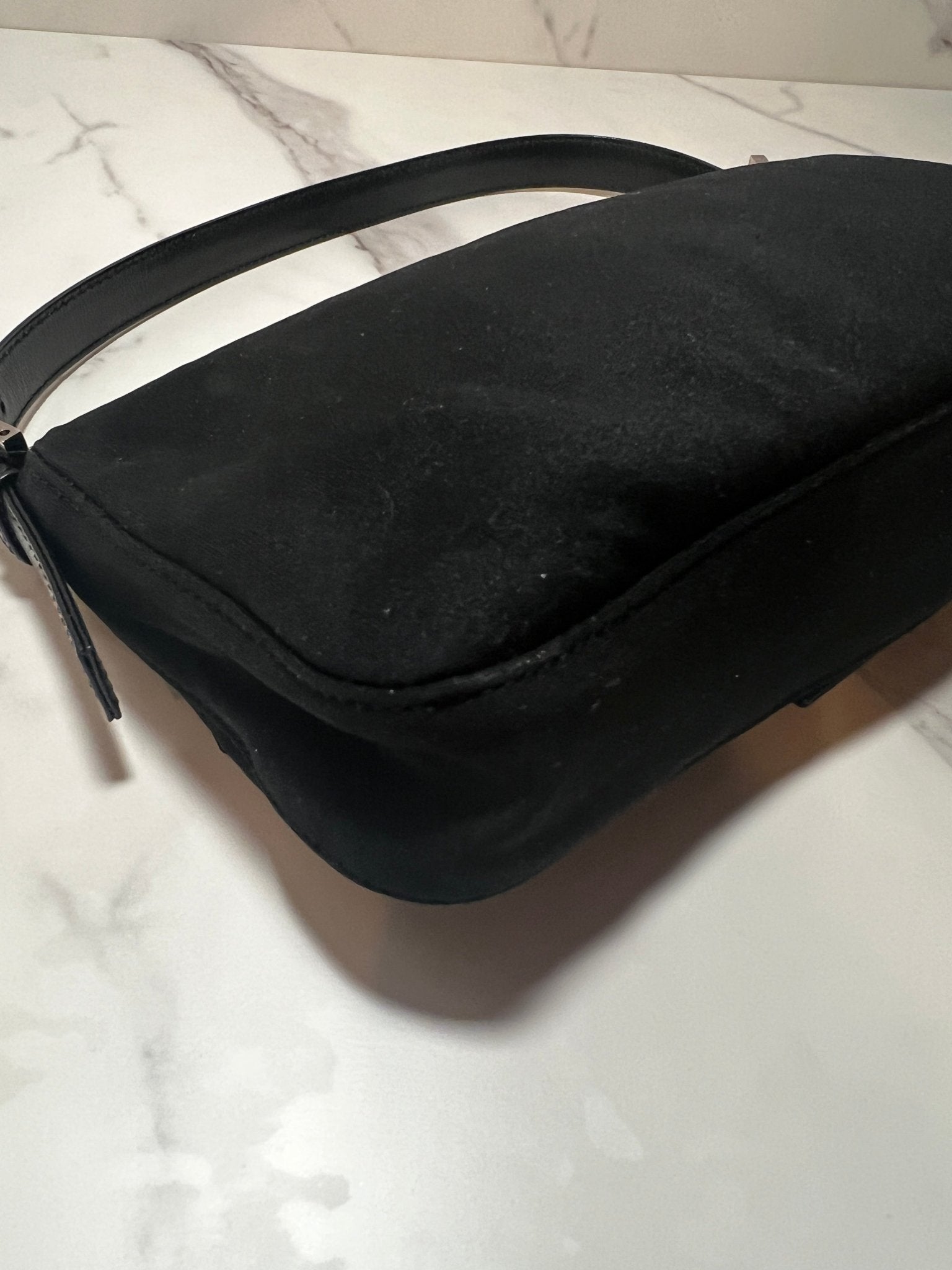 Fendi Baguette Neoprene Black - Styles via Sina