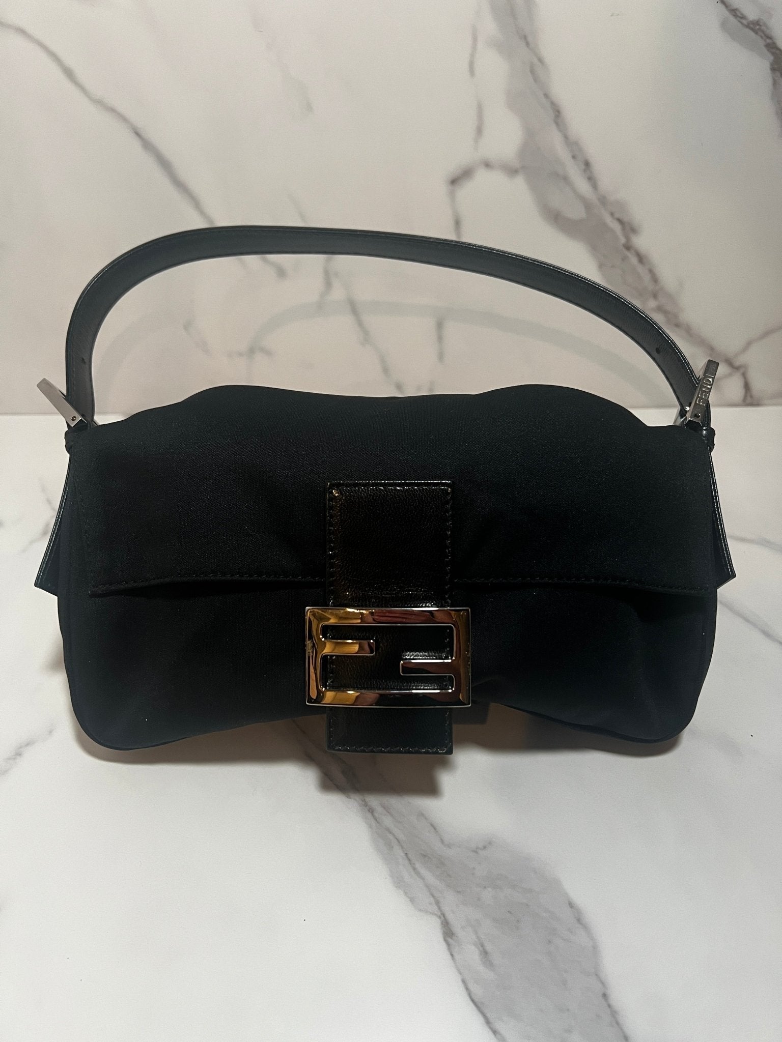 Fendi Baguette Neoprene Black - Styles via Sina
