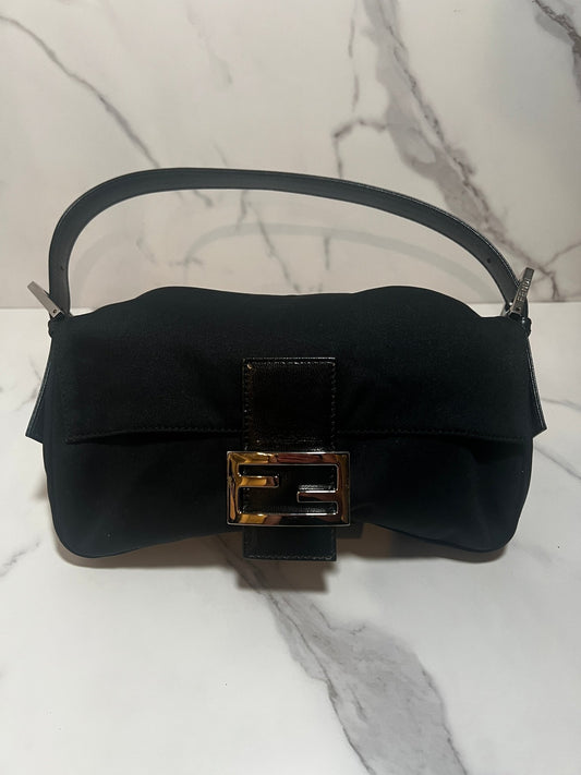 Fendi Baguette Neoprene Black - Styles via Sina