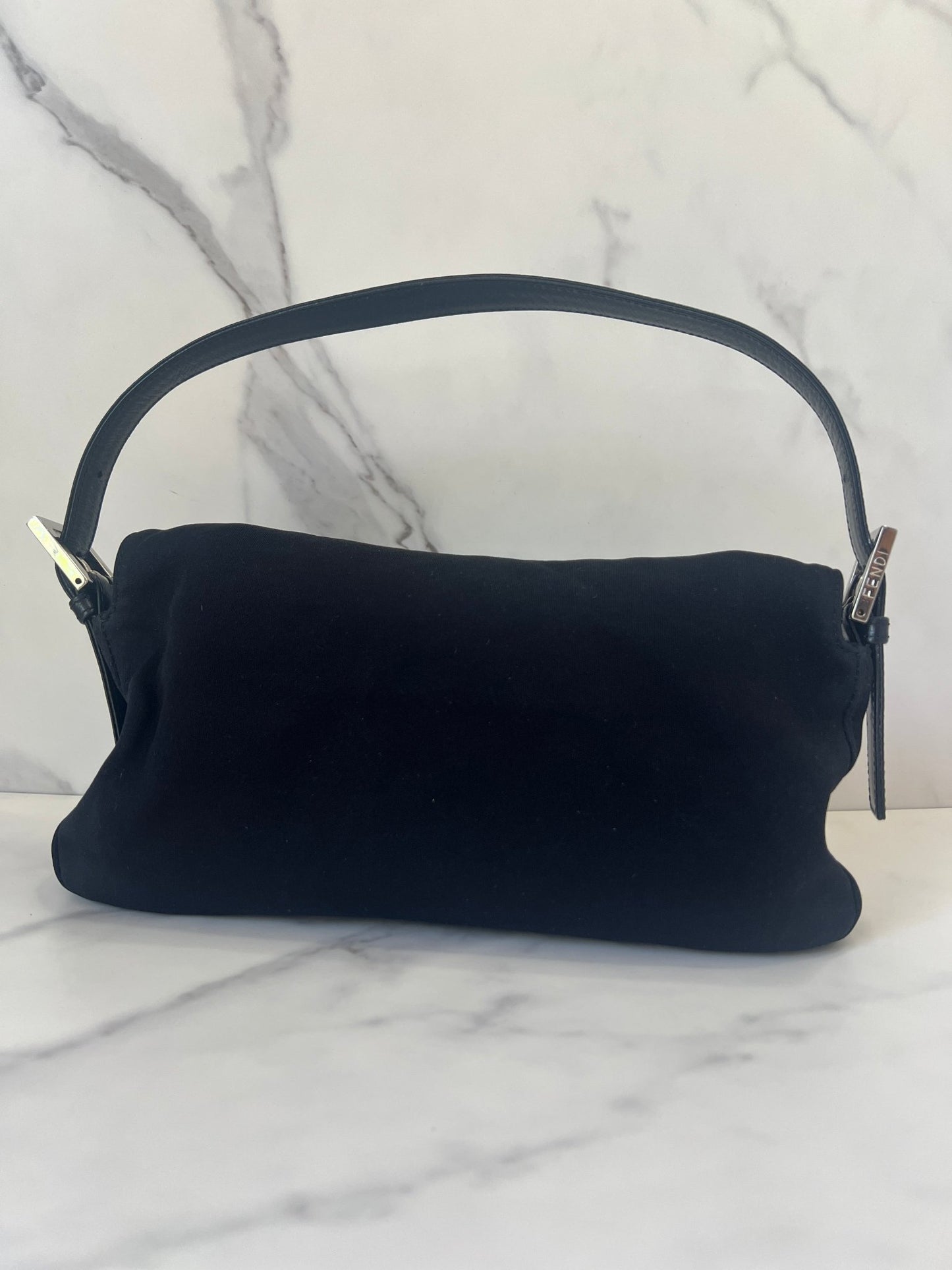 Fendi Baguette Neoprene Black - Styles via Sina
