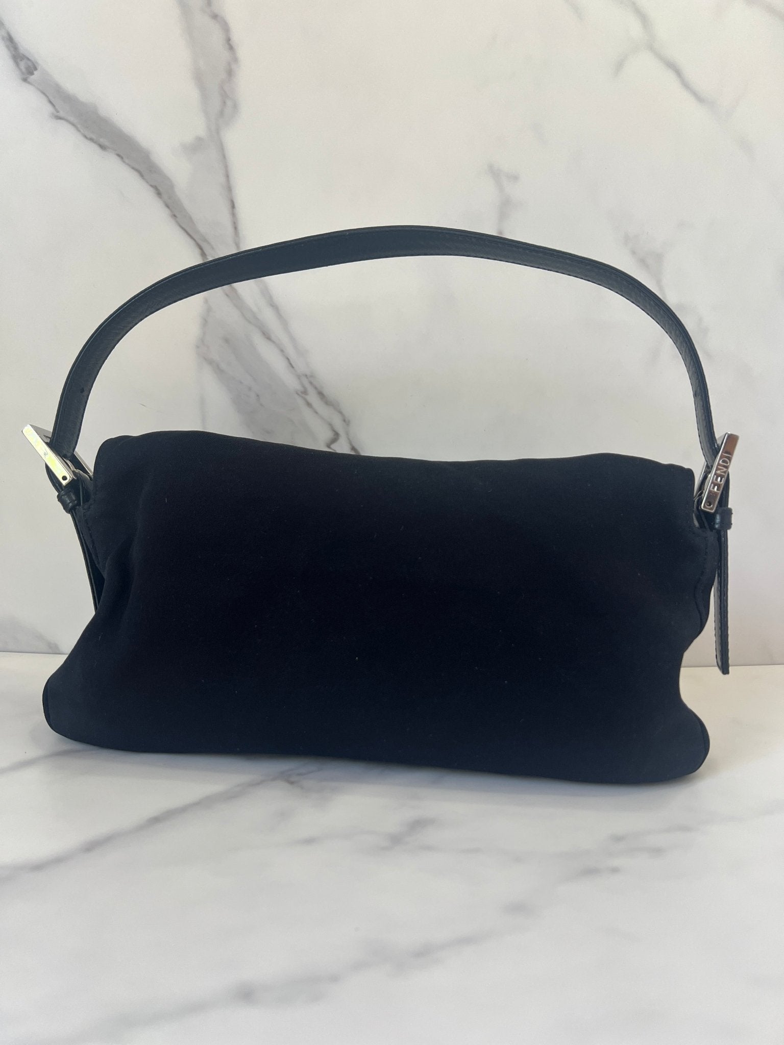 Fendi Baguette Neoprene Black - Styles via Sina