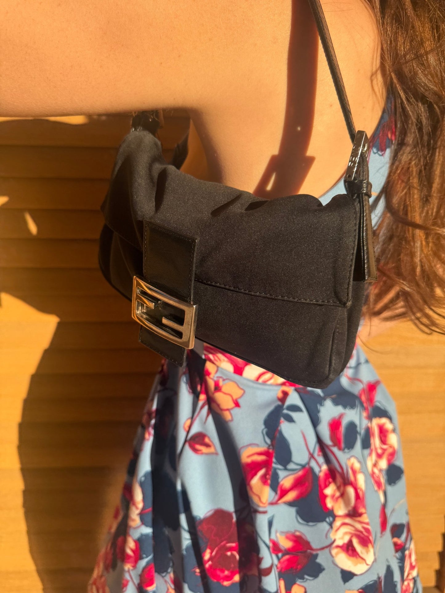 Fendi Baguette Neoprene Black - Styles via Sina