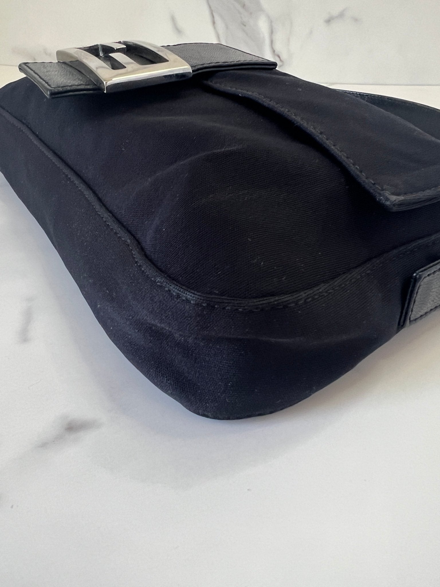 Fendi Baguette Neoprene Black - Styles via Sina