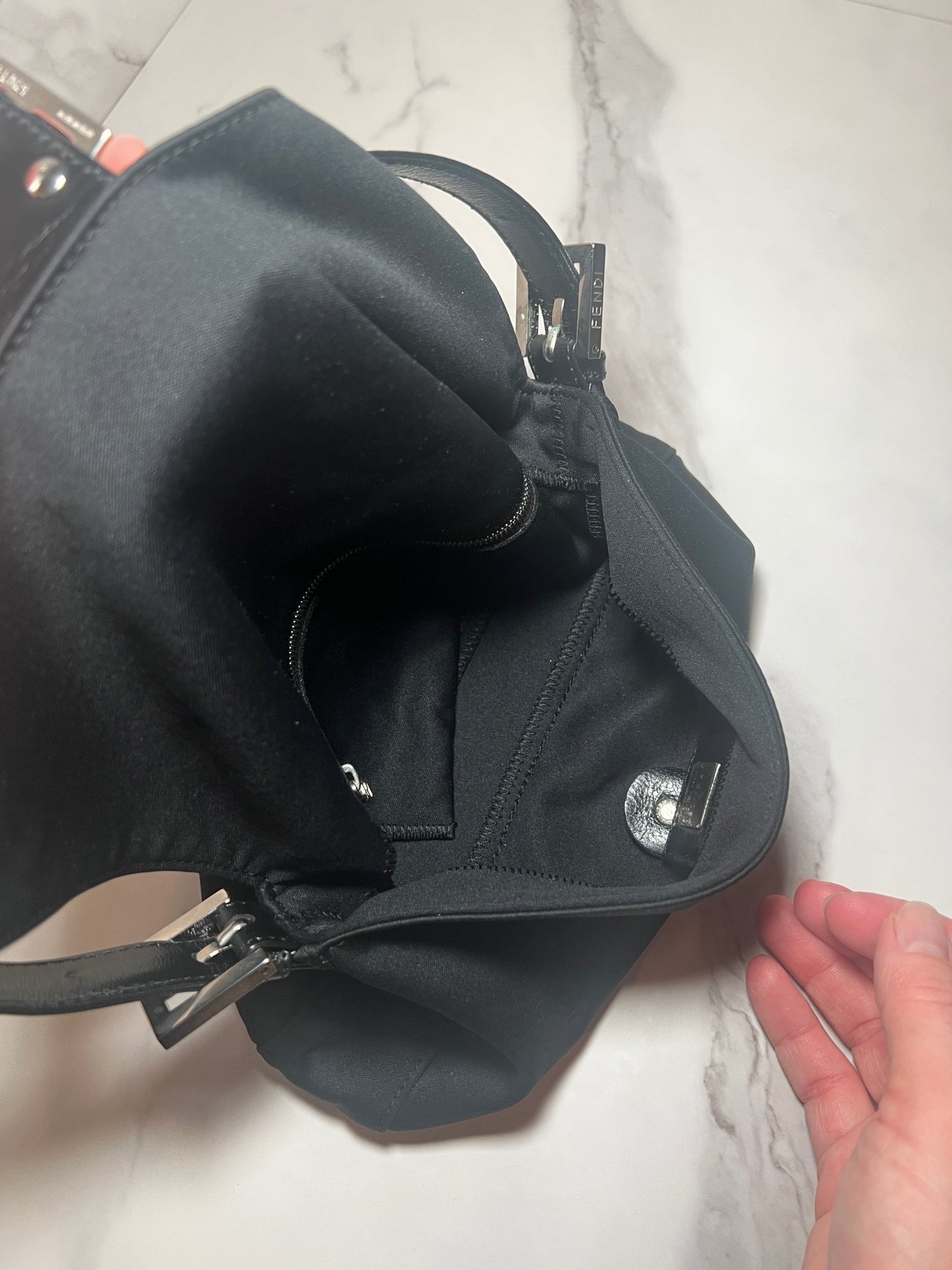 Fendi Baguette Neoprene Black - Styles via Sina