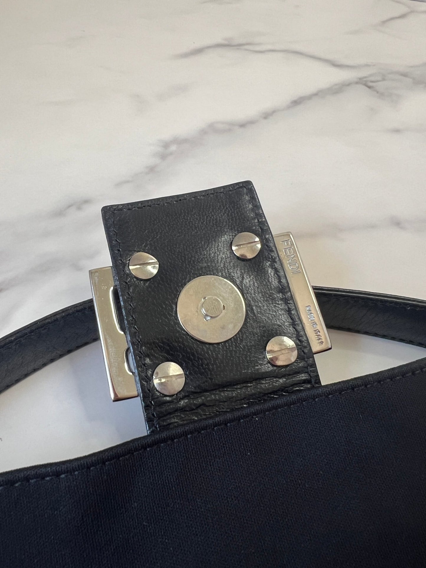 Fendi Baguette Neoprene Black - Styles via Sina