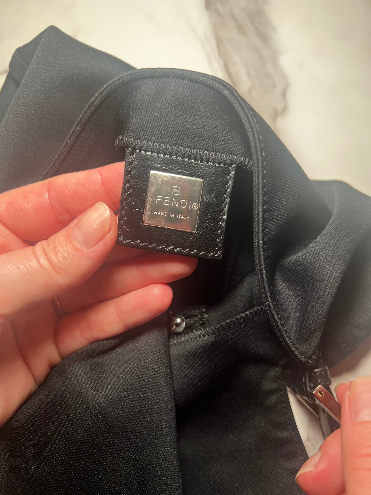 Fendi Baguette Neoprene Black - Styles via Sina