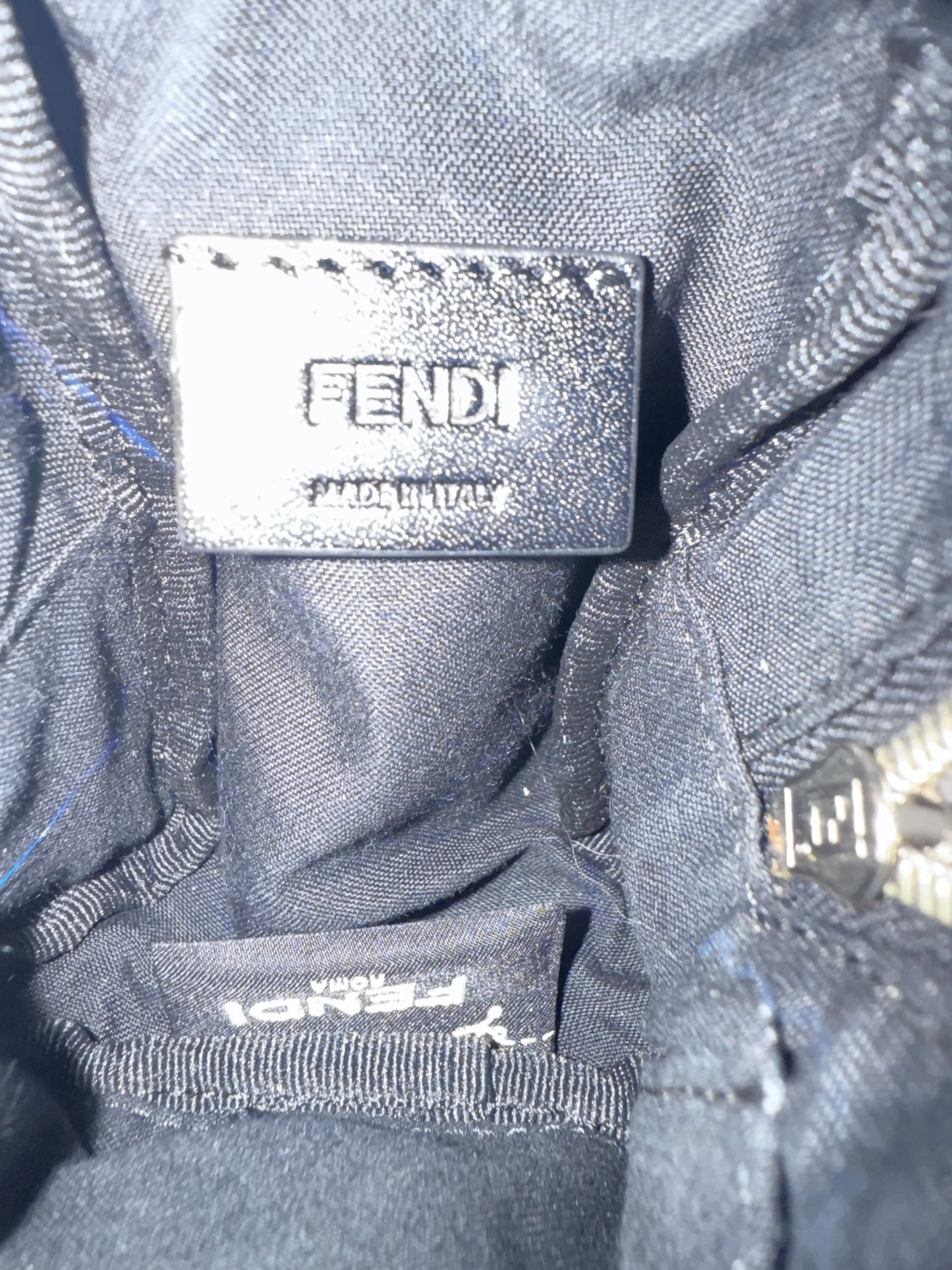 Fendi Karl Lagerfeld Backpack Bag Charm Black/Blue - Styles via Sina