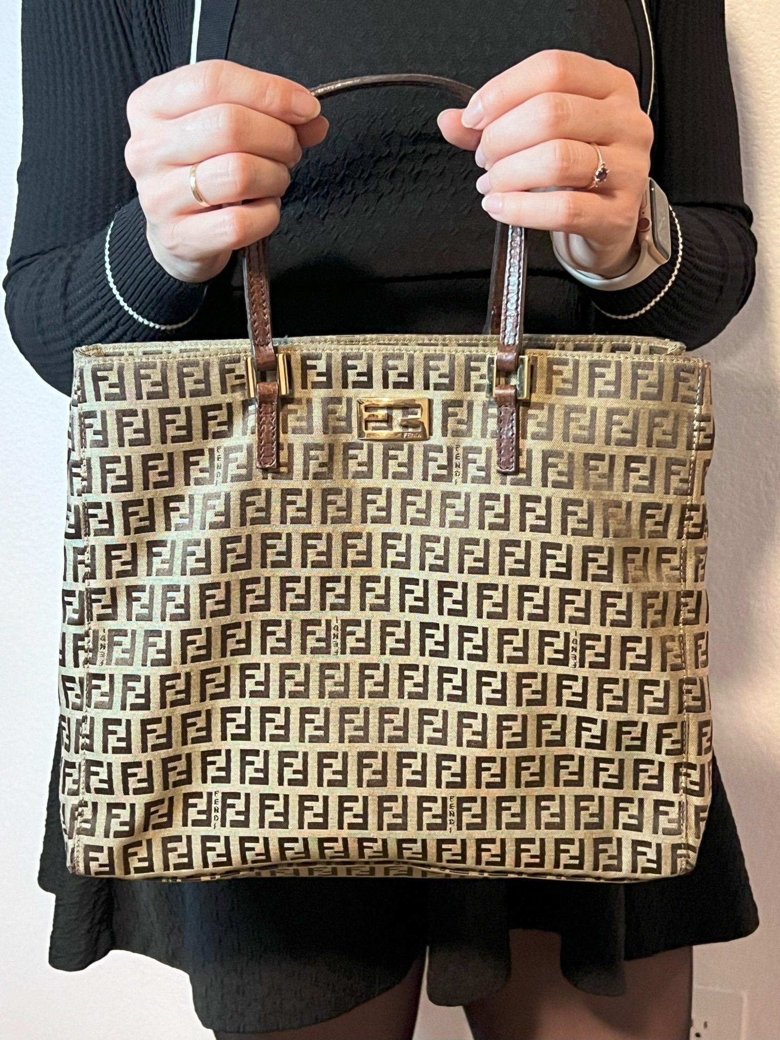 Fendi Zucchino sale Tote Small