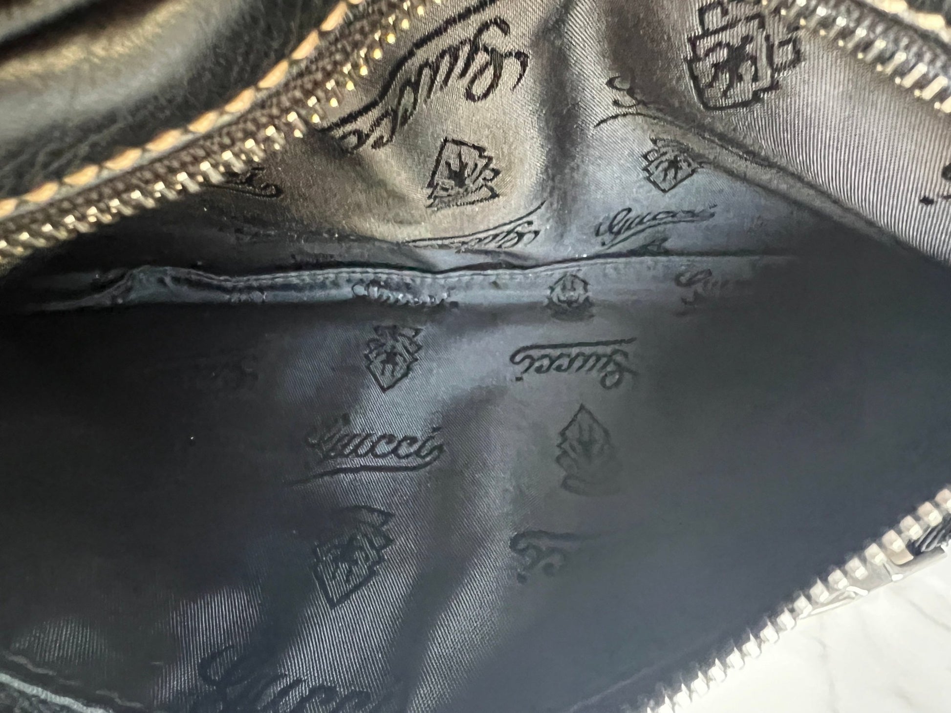 Gucci Crest Hysteria Belt Bag Leather Black - Styles via Sina