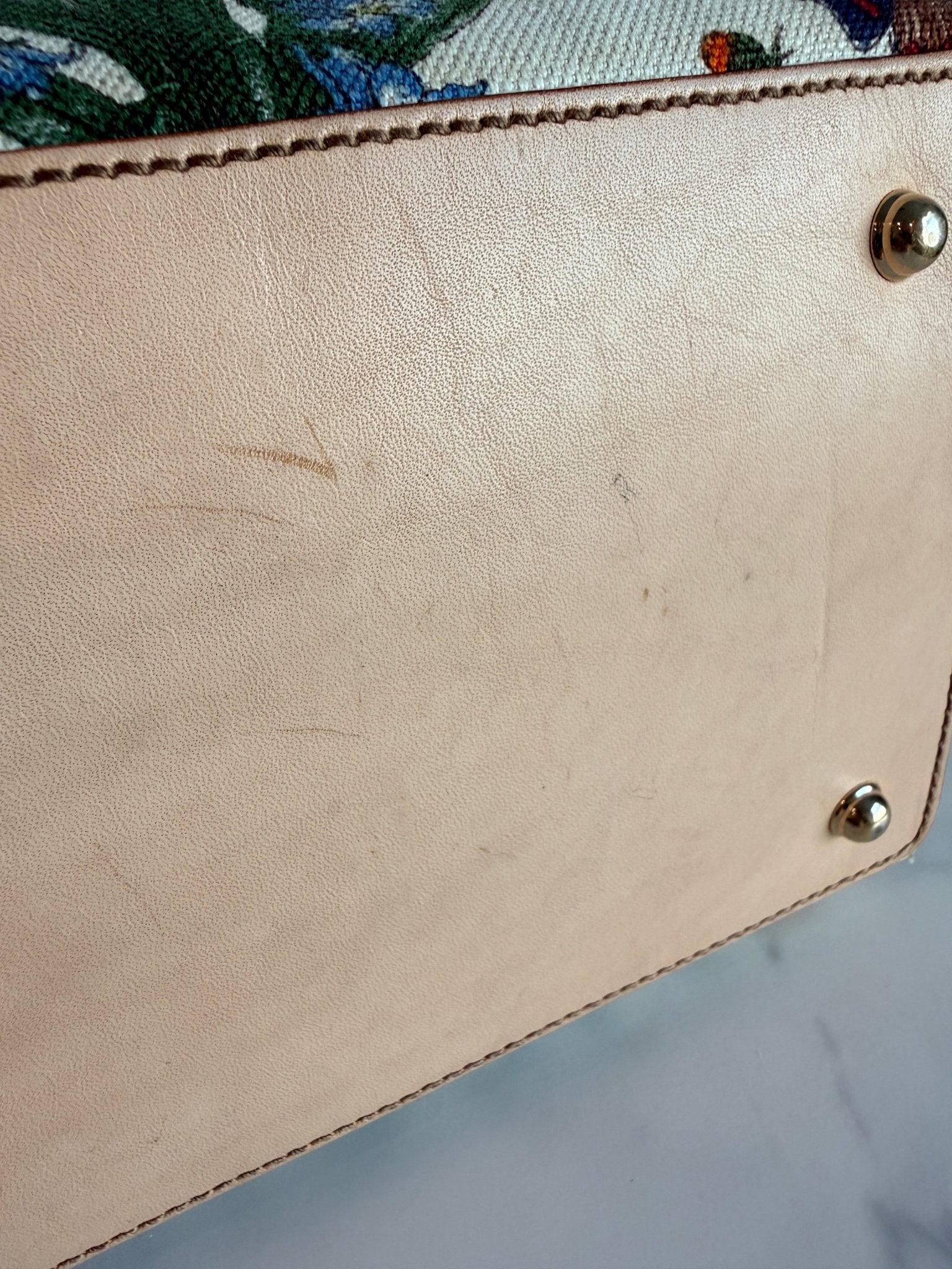 Gucci Flora Canvas Bamboo Handles - Styles via Sina