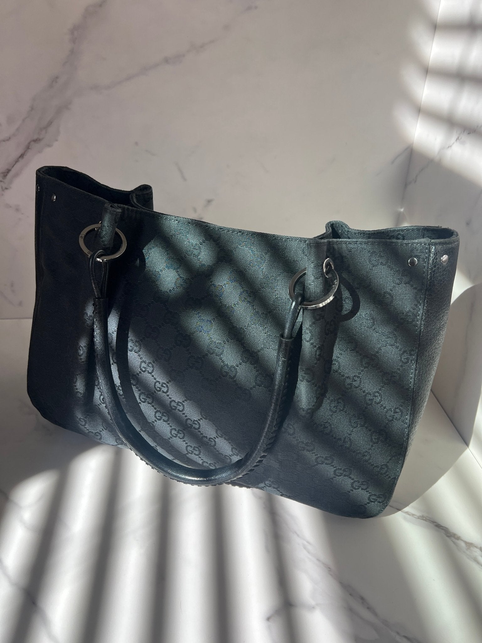 Gucci GG Canvas Tote Black - Styles via Sina