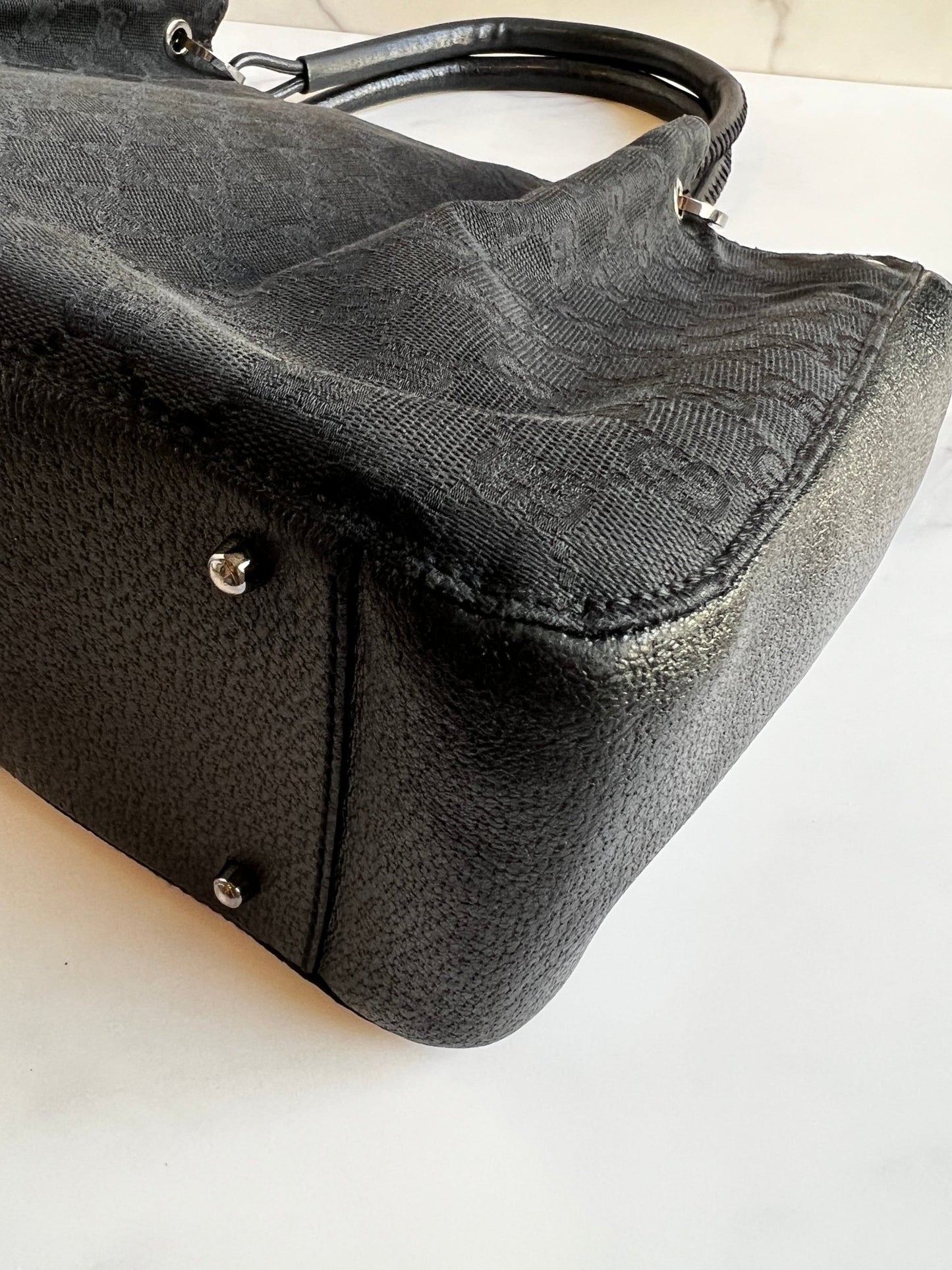 Gucci GG Canvas Tote Black - Styles via Sina
