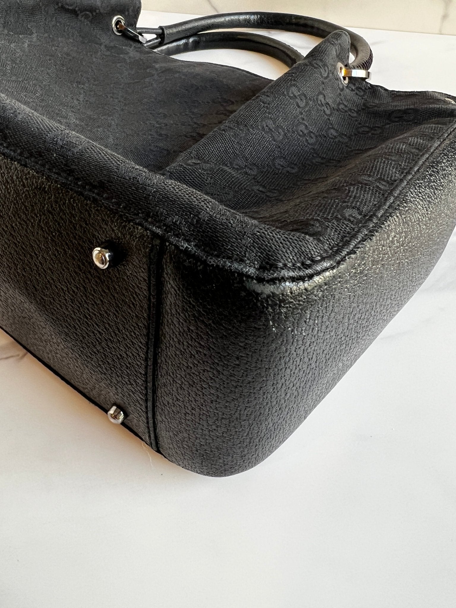 Gucci GG Canvas Tote Black - Styles via Sina