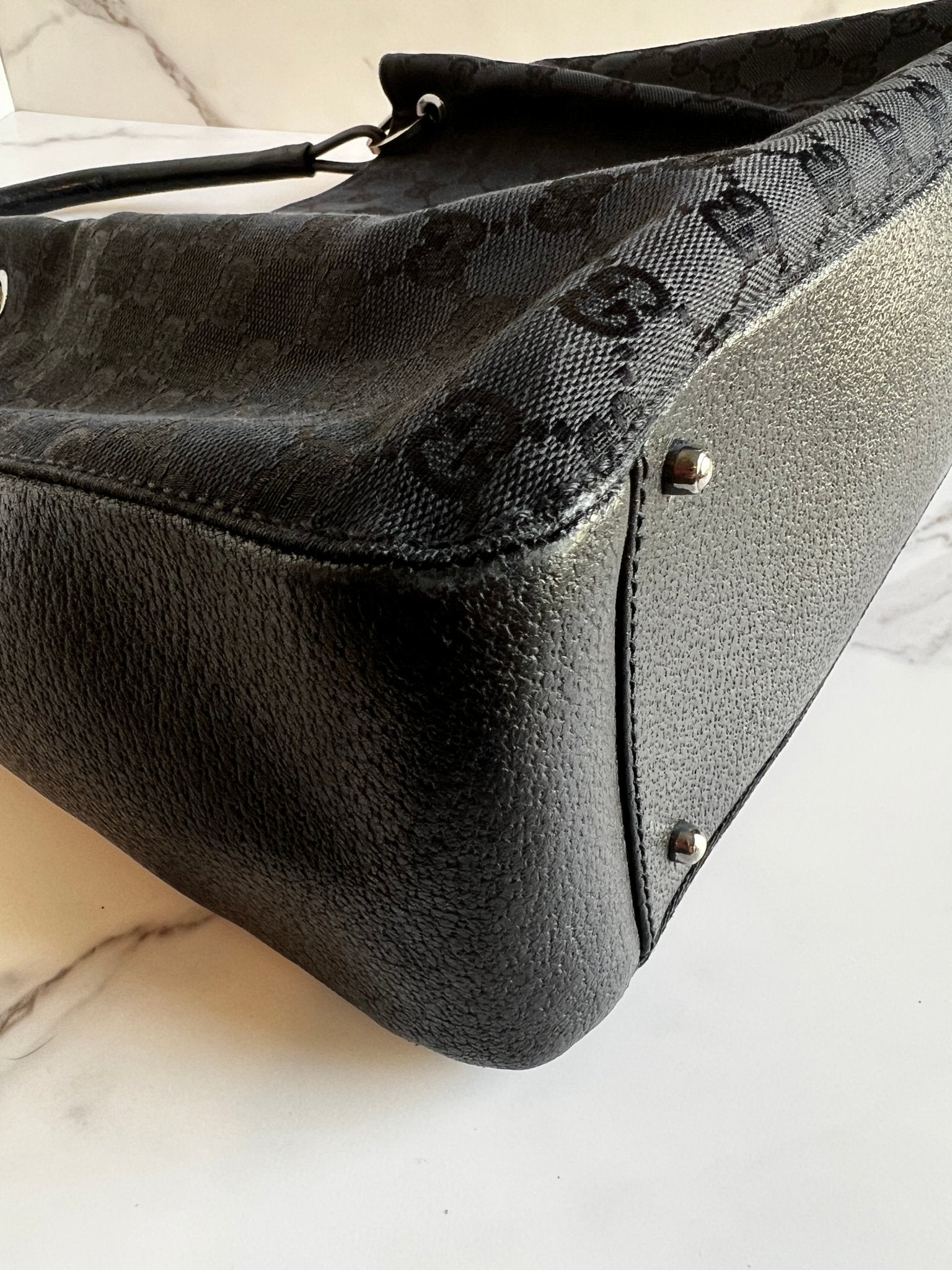 Gucci GG Canvas Tote Black - Styles via Sina